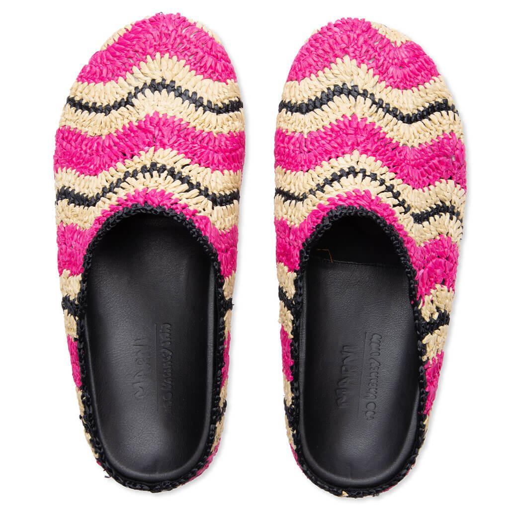Marni x No Vacancy Inn Sabot - Fuchsia/Natural Male Product Image