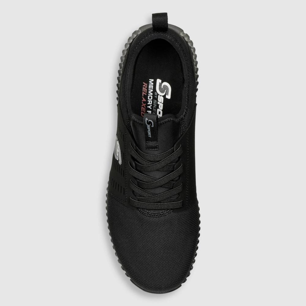 S Sport By Skechers Mens Brennen 2.0 Sneakers - Black 9: Slip-On, Cushioned Insole, Flexible EVA Outsole, Medium Width Product Image