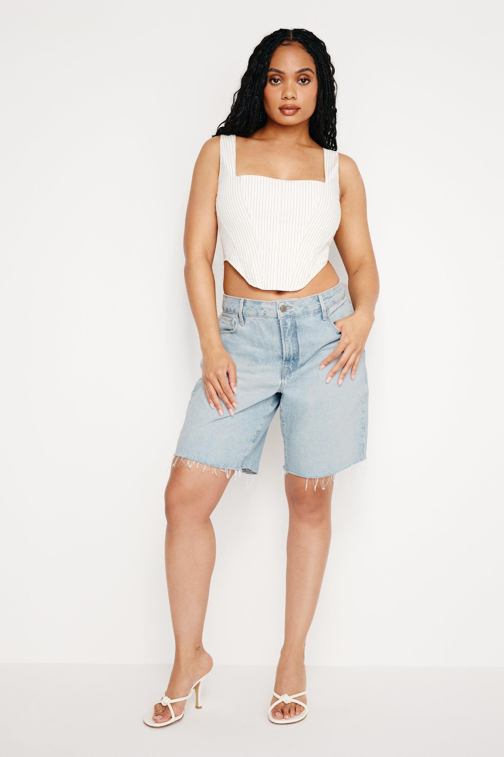 GOOD '90s BERMUDA SHORTS | INDIGO473 Product Image