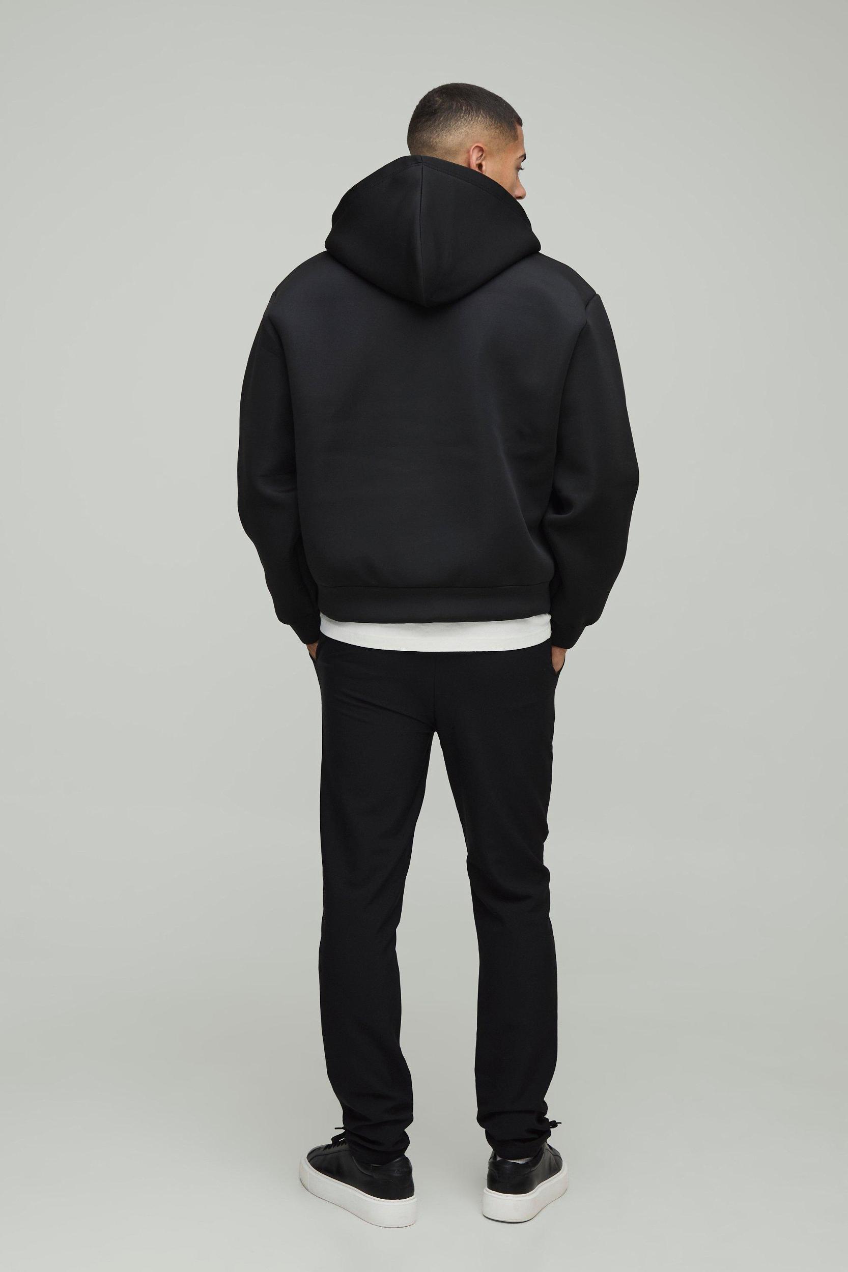 Elasticated Waist Technical Stretch Slim Pants | boohooMAN USA Product Image
