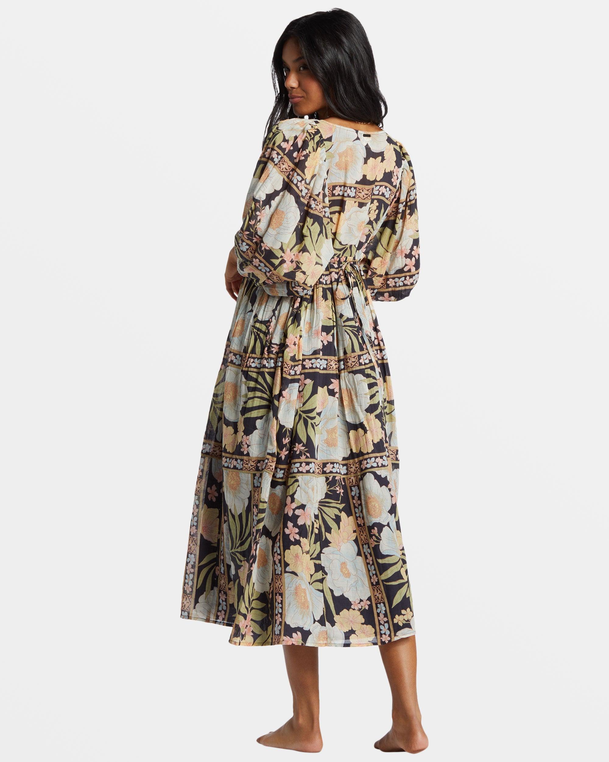 Lost Cove Midi Dress - Black Sands Female Product Image