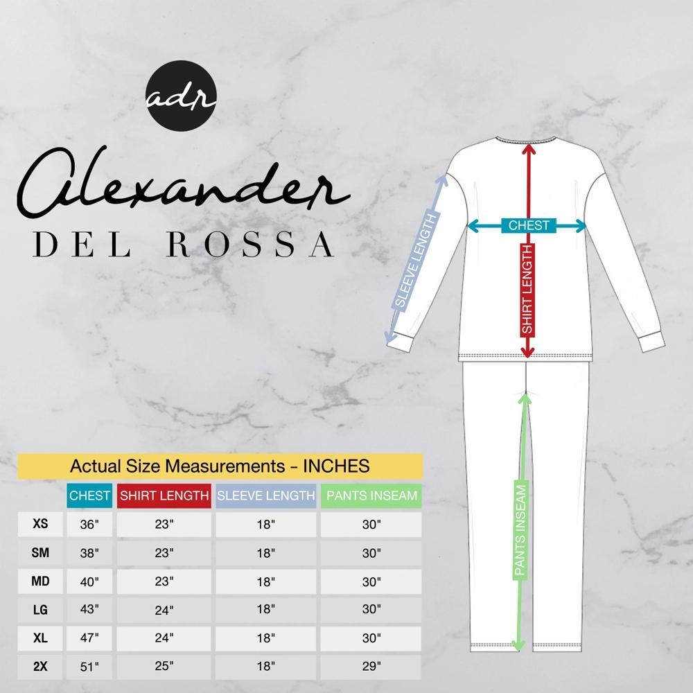 ADR Women's Pajamas Set, Soft Ribbed Knit Waffle Henley Pajamas Lounge Set, Lounge Sleeve Top and Pants with Pockets, Drawstring Product Image