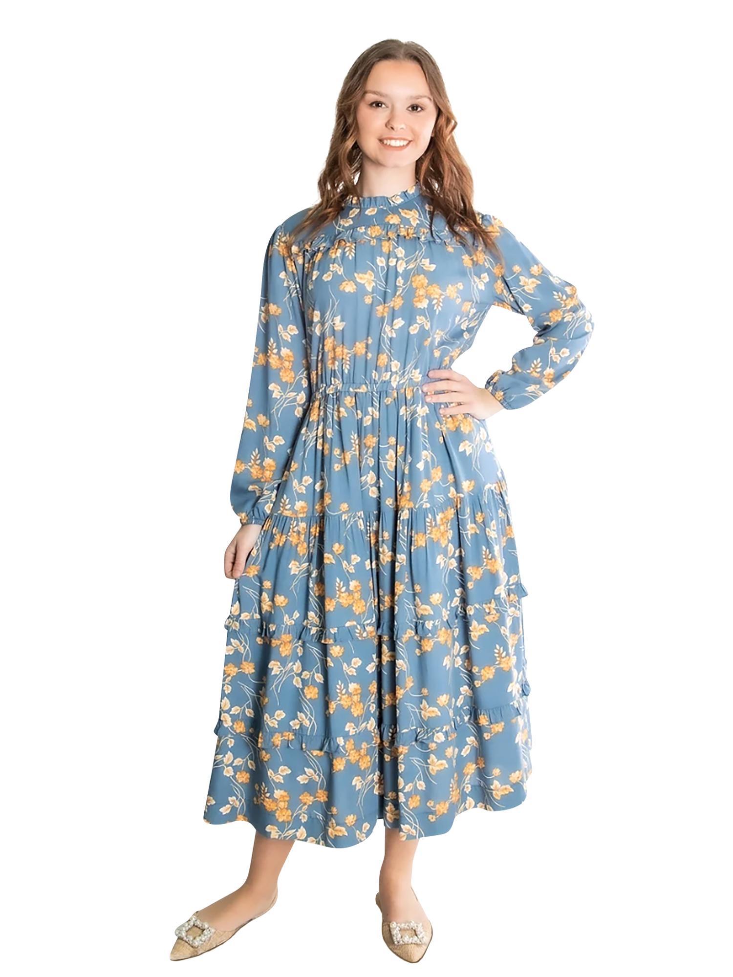 High The Collection Tiered Ruffle Dress Product Image