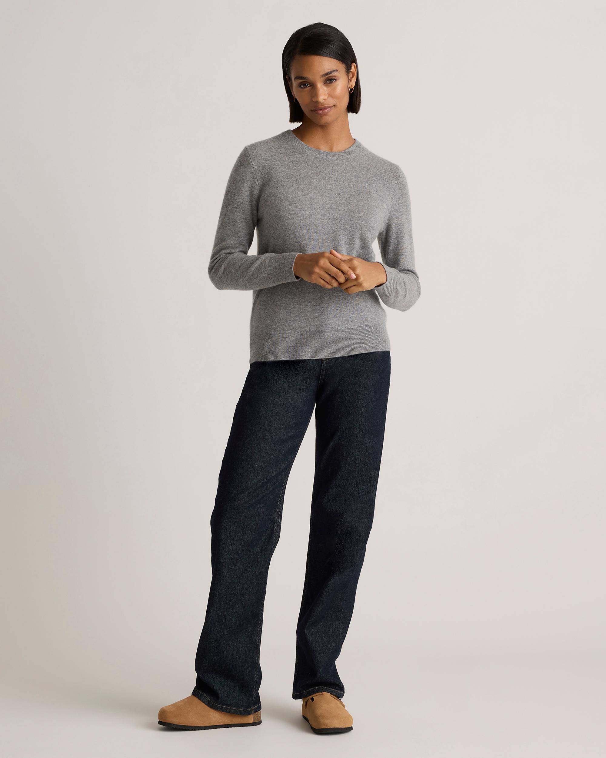 Quince | Women's Mongolian Cashmere Crewneck Sweater Product Image