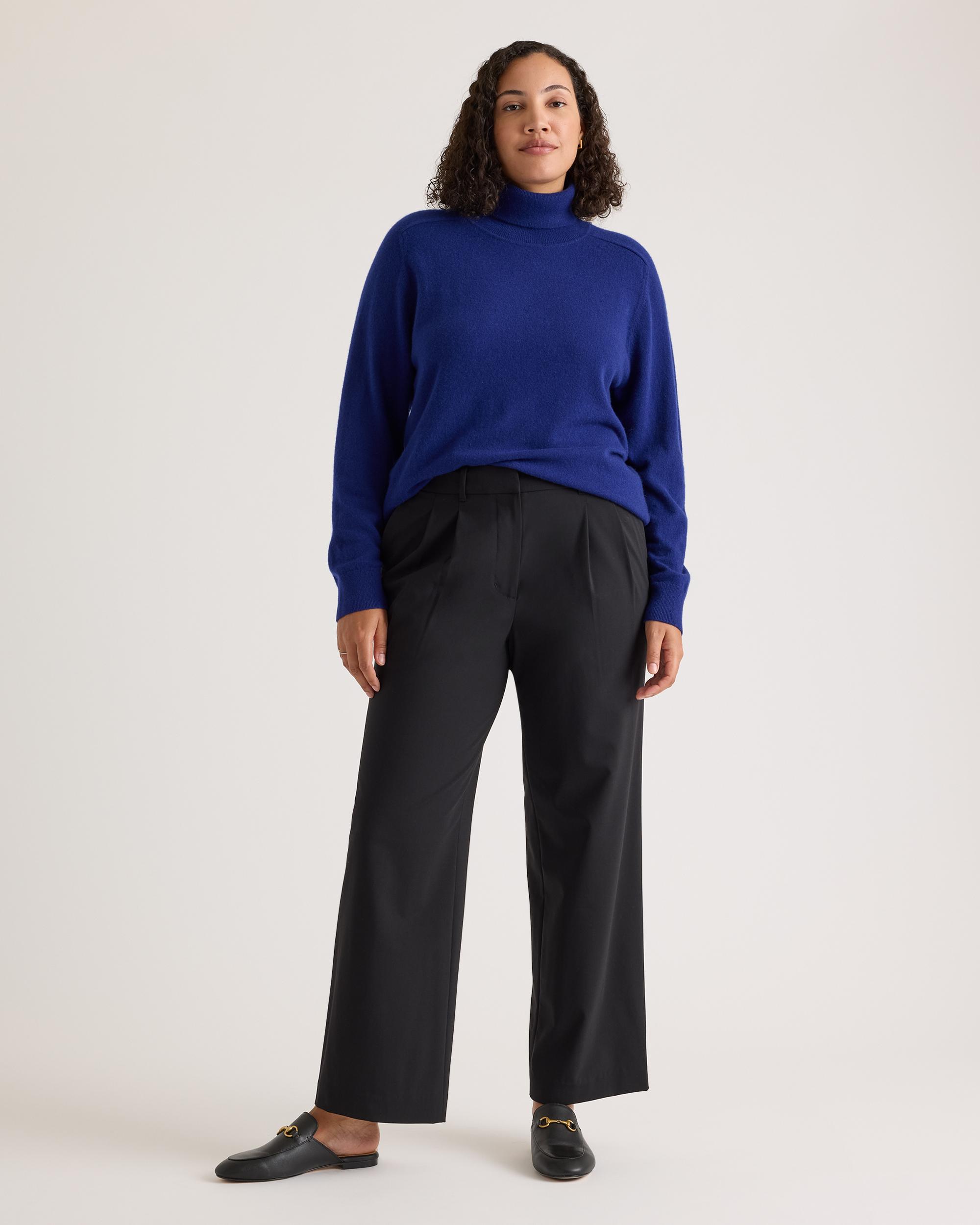 Quince | Women's Italian Wool Pleated Trouser Product Image