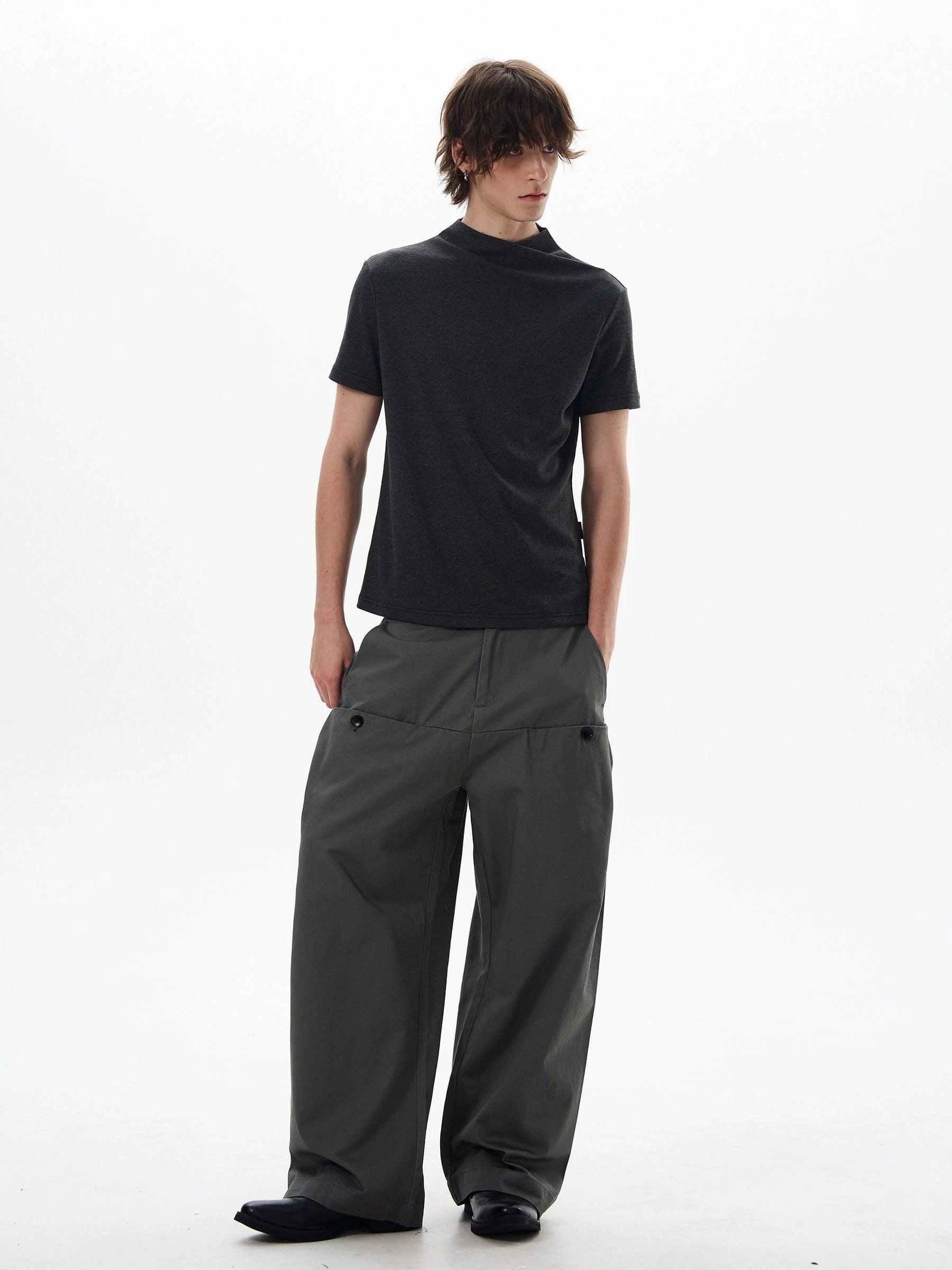 RT No. 18043 WORKWEAR STRAIGHT CASUAL PANTS Product Image