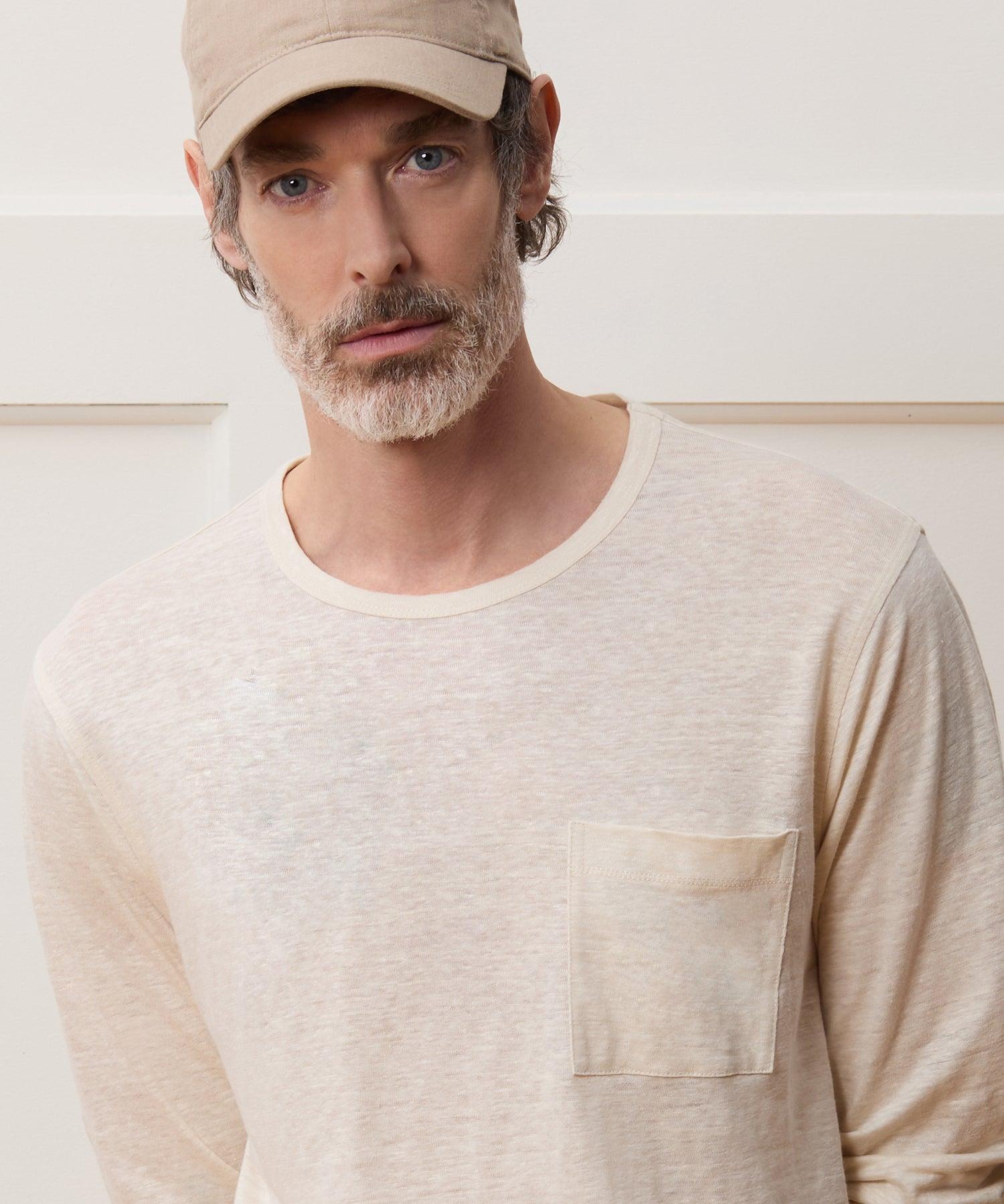 Linen Jersey Pocket Tee Product Image