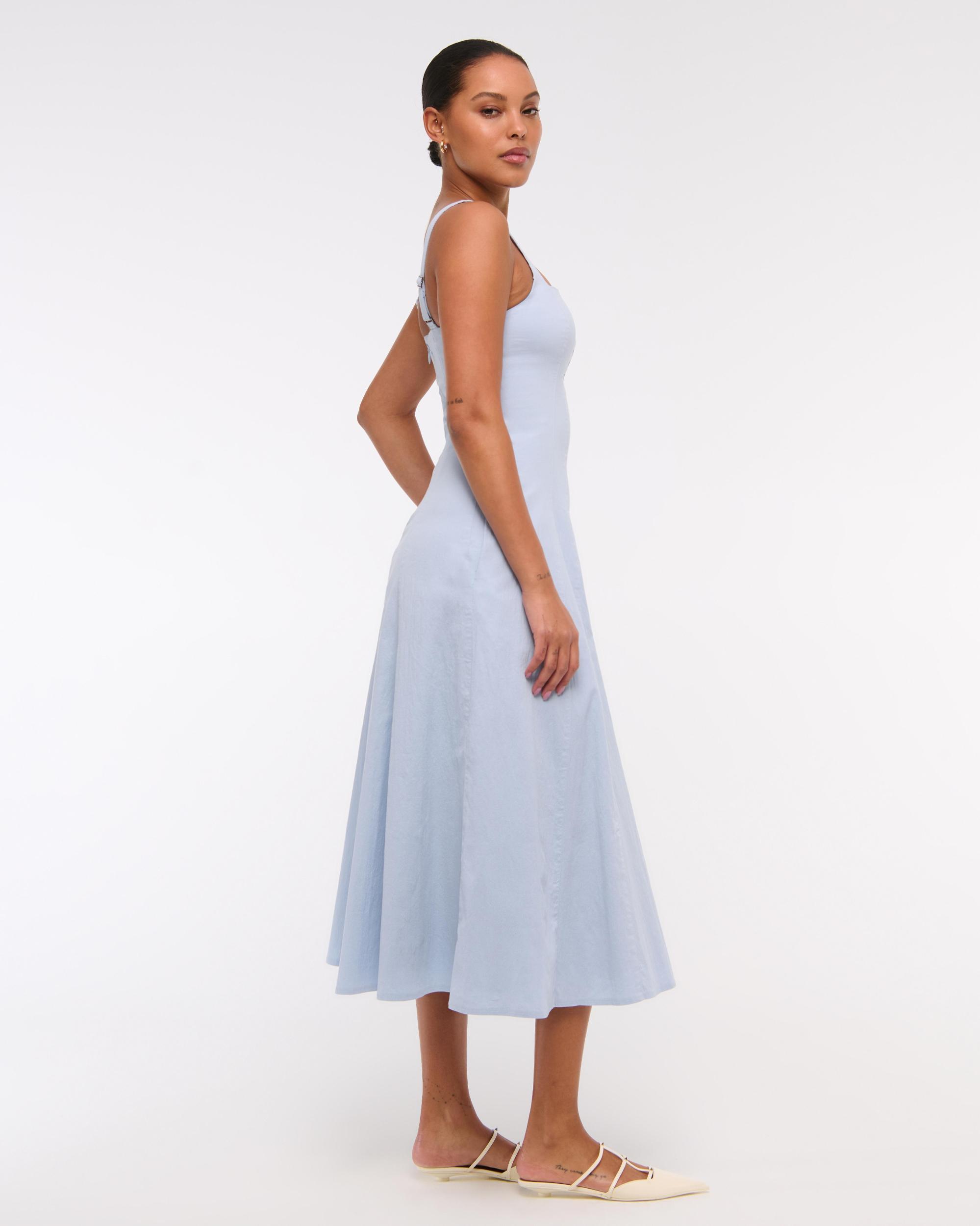 The A&F Mila Midi Dress Product Image
