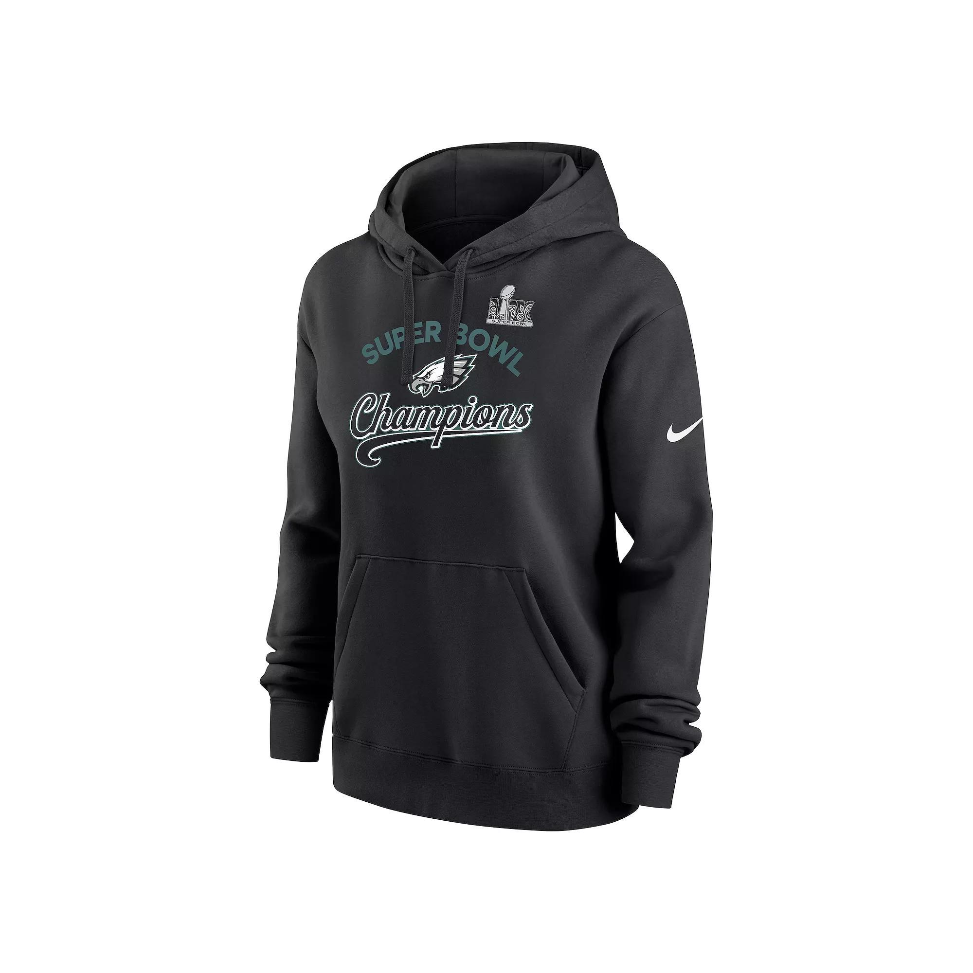 Womens Nike Philadelphia Eagles Super Bowl LIX Champions Tailsweep Hoodie Product Image