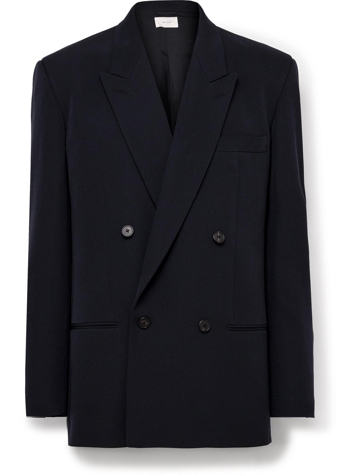 THE ROW Donnes Wool Jacket In Blue Product Image