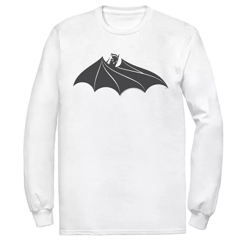 Men's DC Comics Batman Cloak Chest Logo Tee, Size: XXL, Athletic Grey Product Image