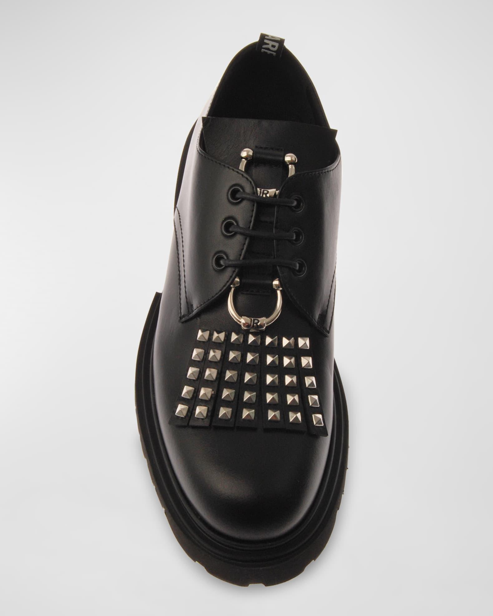 Men's Studded Lug Sole Derby Shoes Product Image