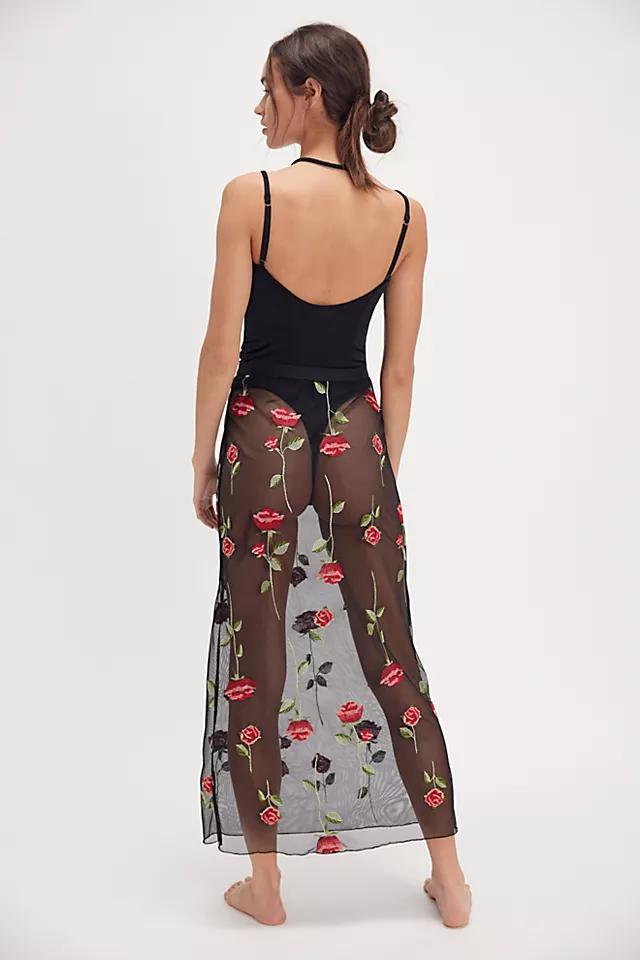 A Rose Is A Rose Pencil Skirt Product Image