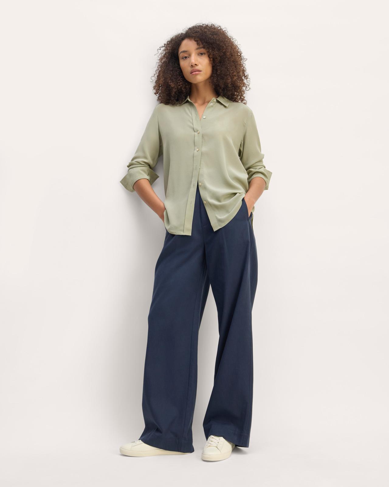 The Must-Have Shirt in Washable Silk Product Image