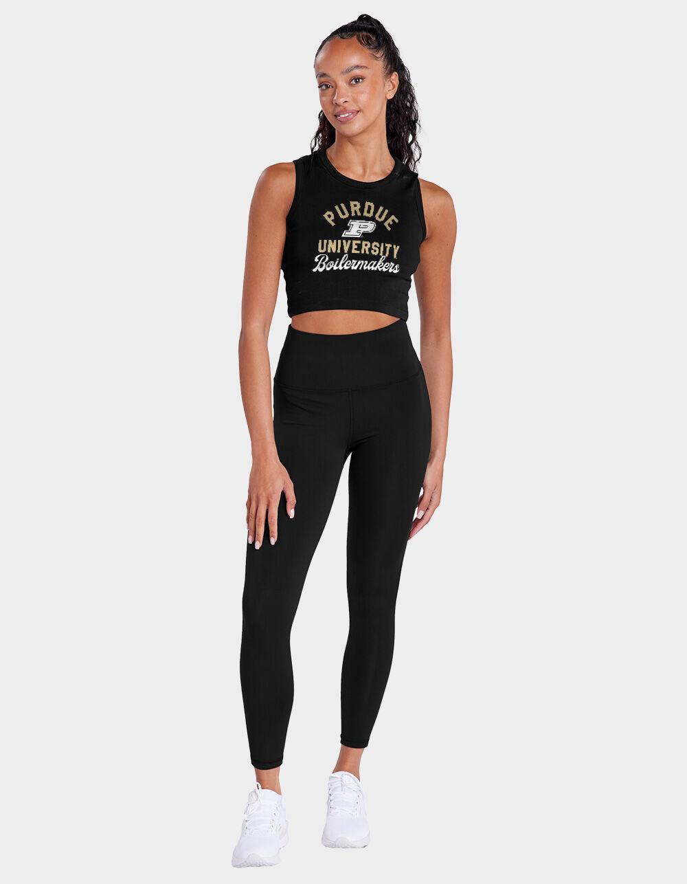 PURDUE UNIVERSITY Classic Script Womens Cropped Tank Top Product Image