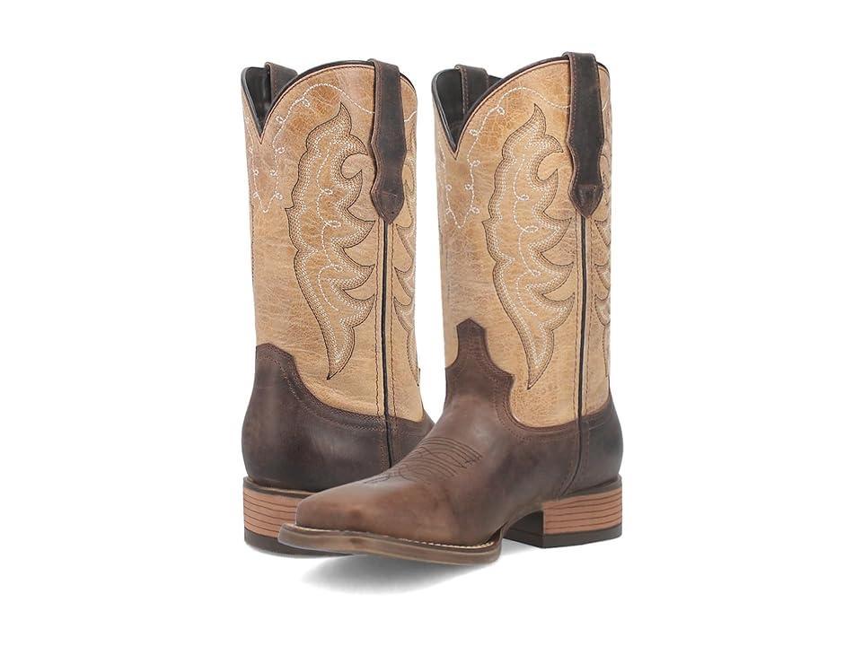 Laredo Delaney Women's Leather Cowboy Boots, Size: 7, Dark Brown Product Image