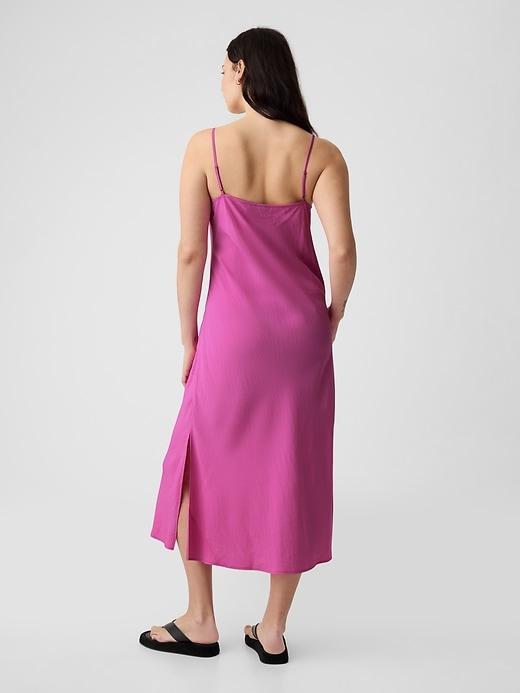 Satin Midi Dress Product Image