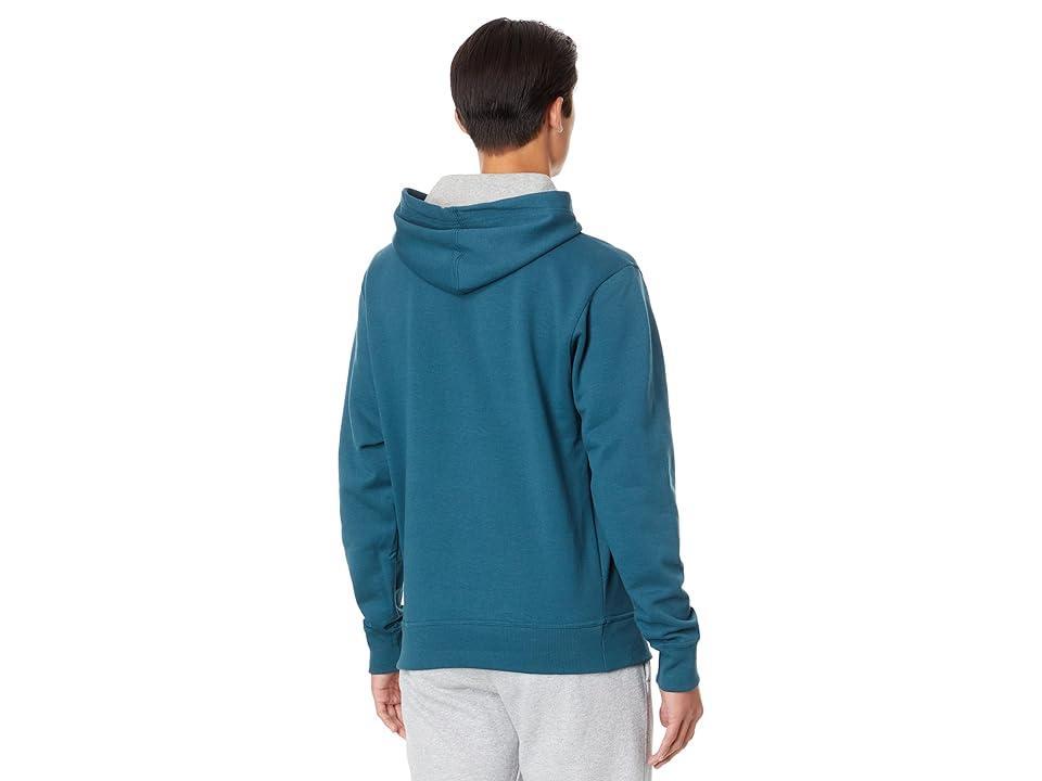 Champion Powerblend(r) Graphic Hoodie (Metallic Teal) Men's Clothing Product Image