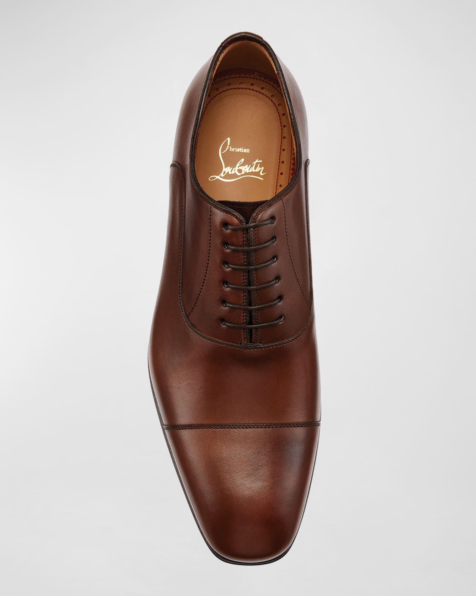 Greggo Patina Calf Leather Red Sole Oxford Product Image
