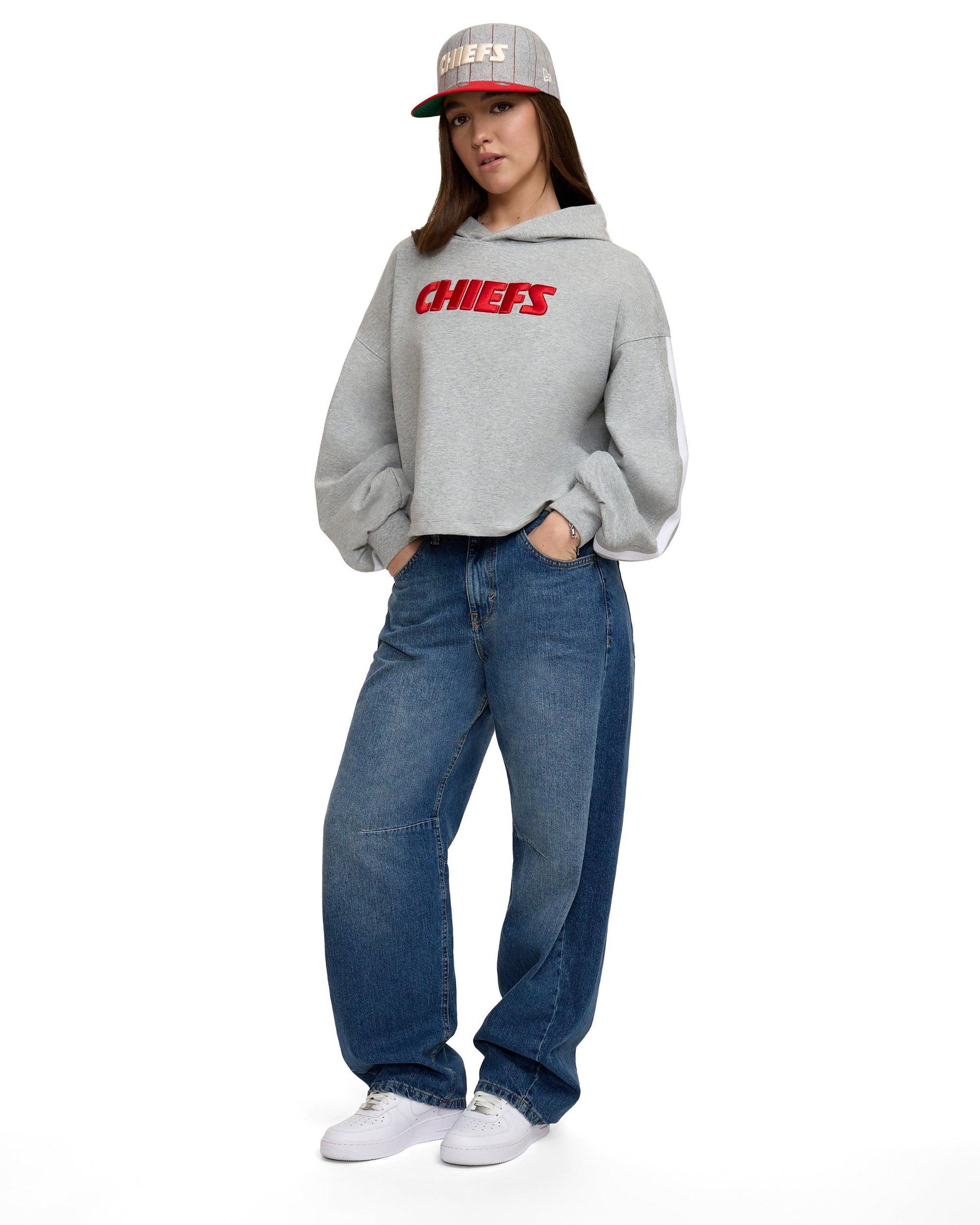 Los Angeles Lakers Gray Logo Select Women's Hoodie Product Image