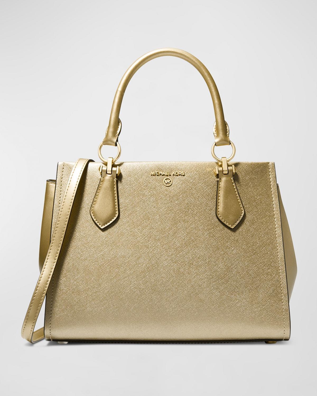 Michael Michael Kors Marilyn Medium Leather Satchel Product Image