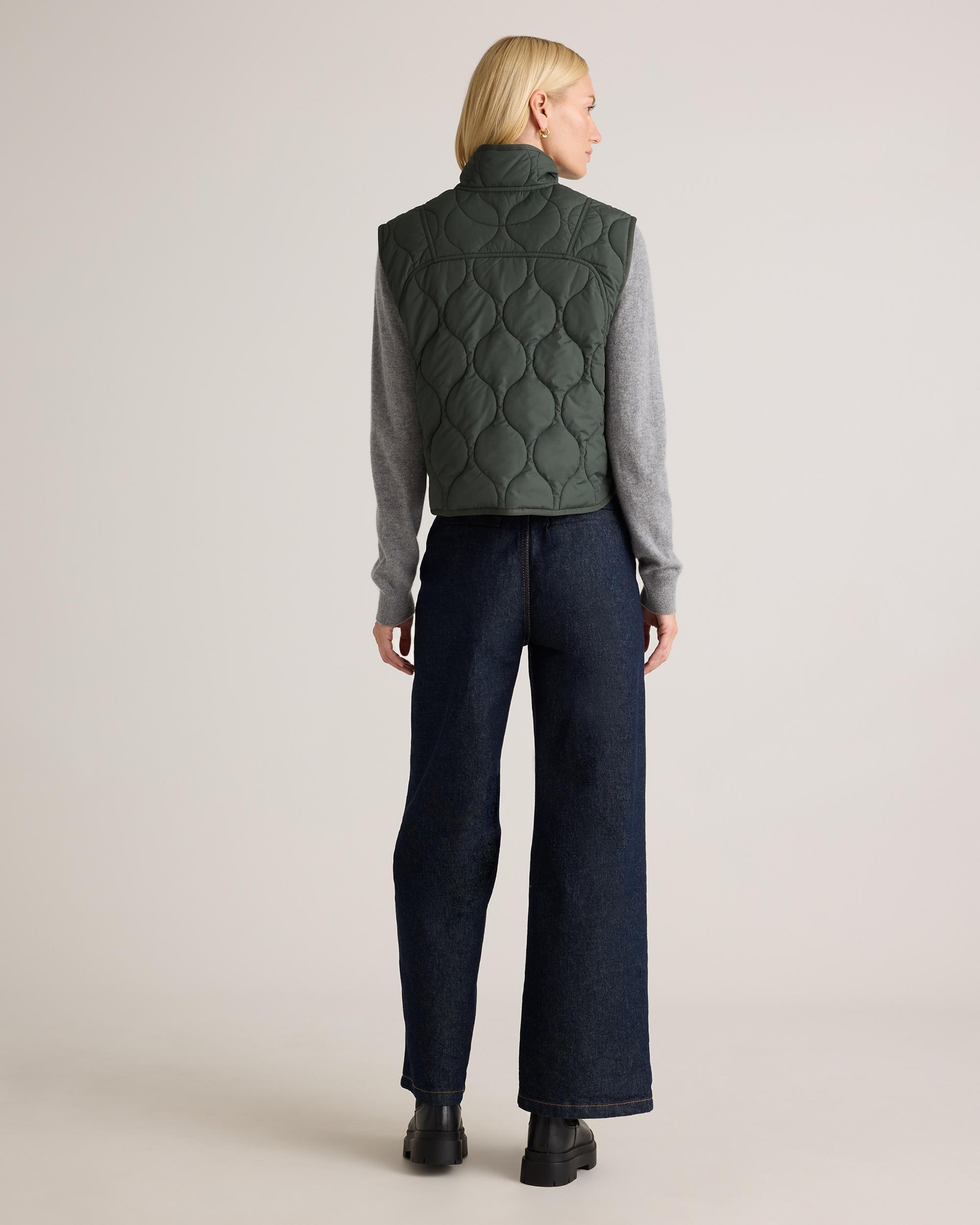 Quince | Women's Featherless Quilted Puffer Vest Recycled Polyester Product Image