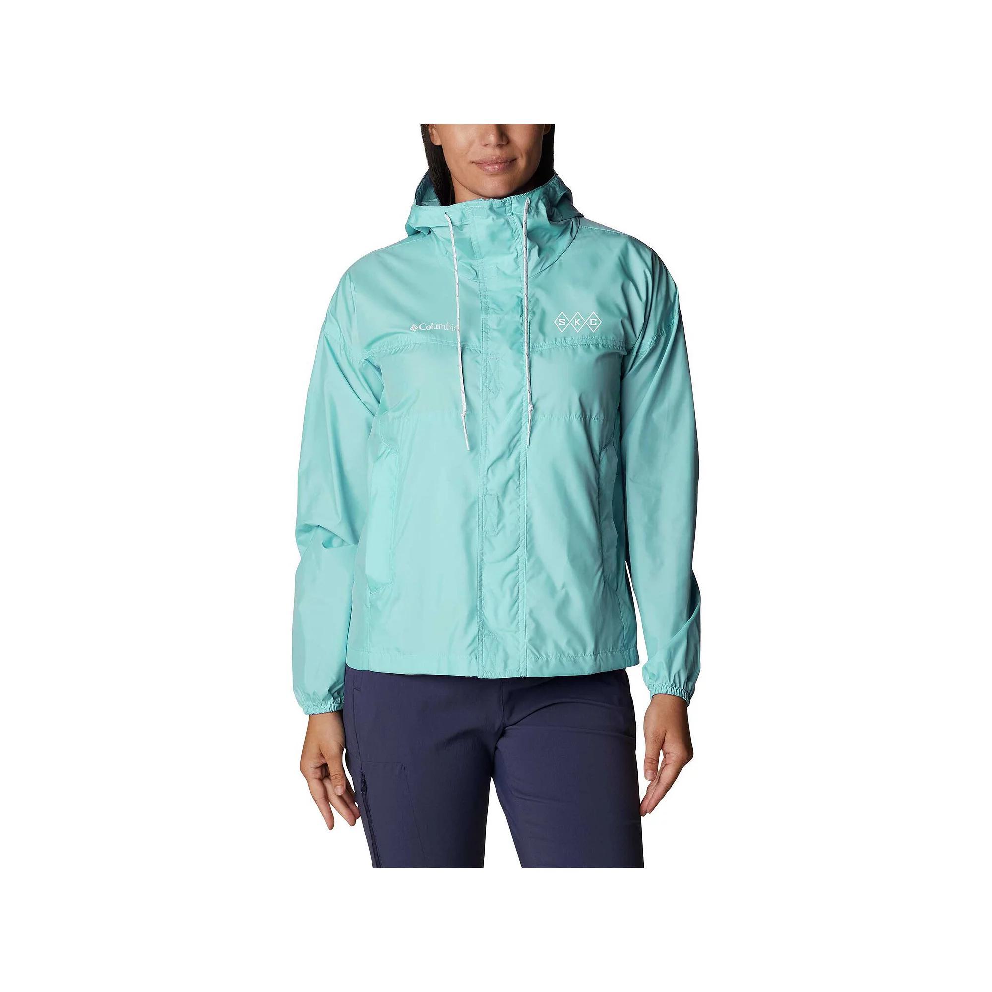 Women's Columbia Mint  Philadelphia Union Flash Challenger Omni-Shade Full-Zip Windbreaker, Size: Large, Uni Team Product Image