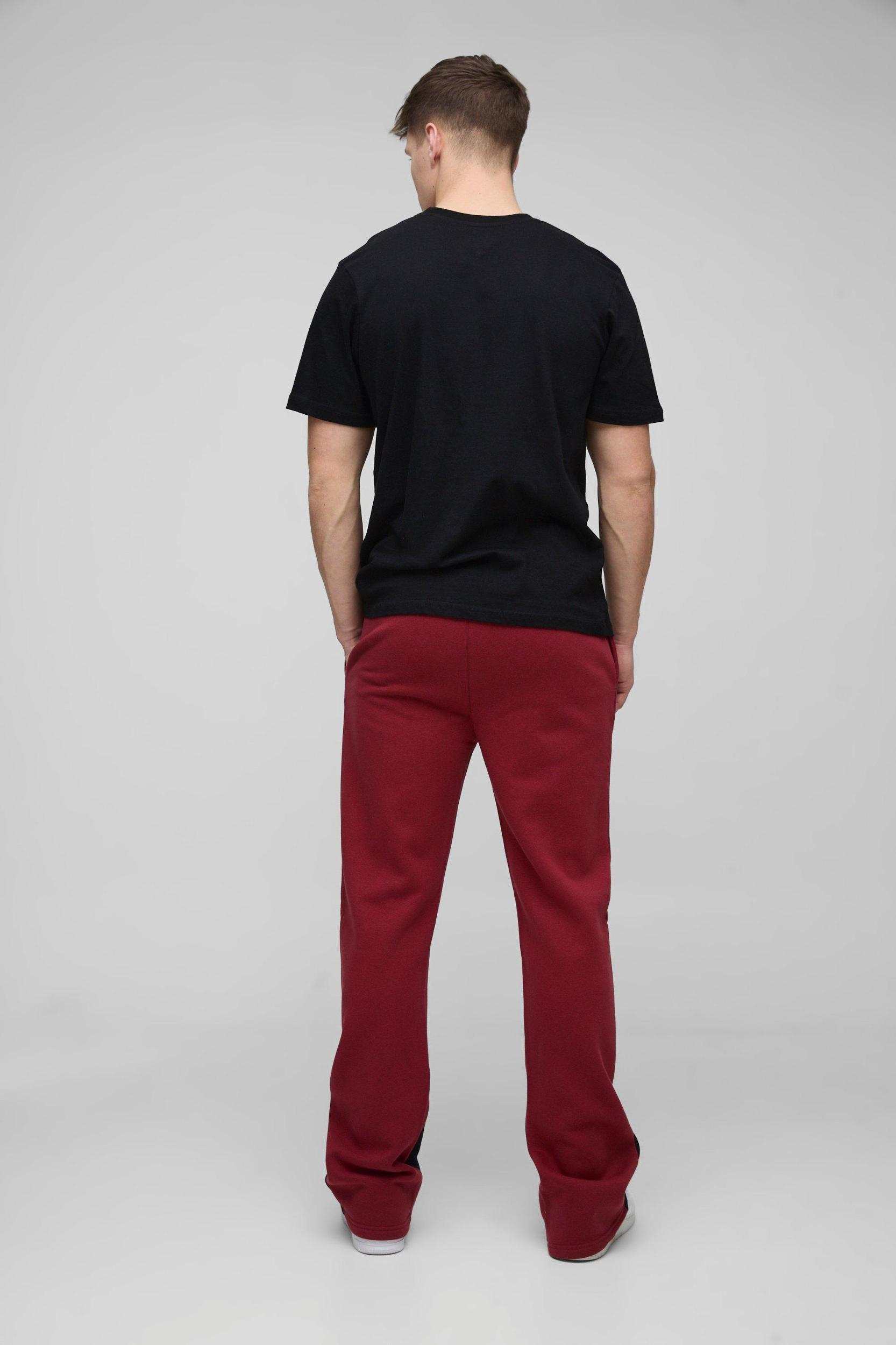 Tall Star Gusset Sweatpants | boohooMAN USA Product Image