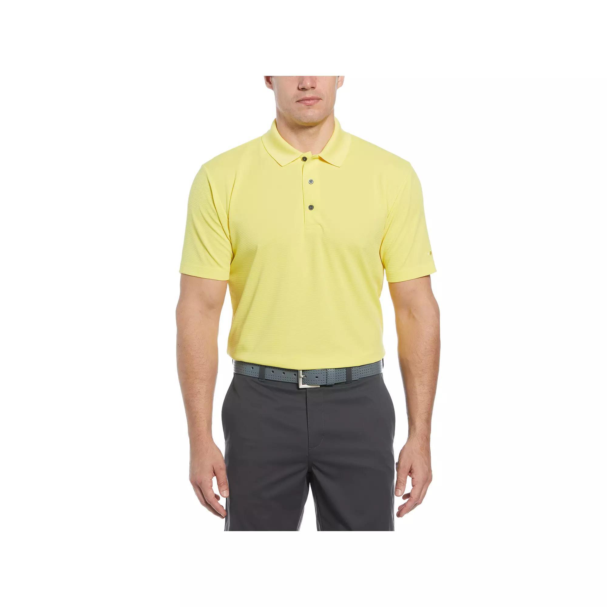 Men's Grand Slam Classic-Fit Solid Golf Polo, Size: Large, Deep Green Product Image