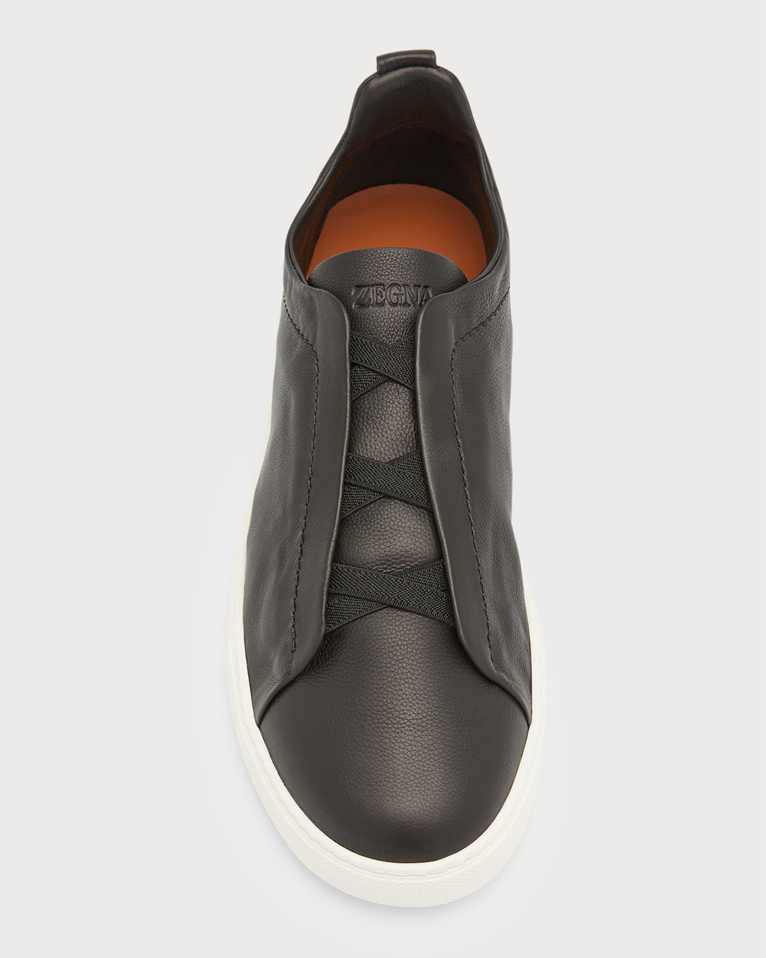 Men's Triple Stitch SECONDSKIN Leather Slip-On Sneakers Product Image