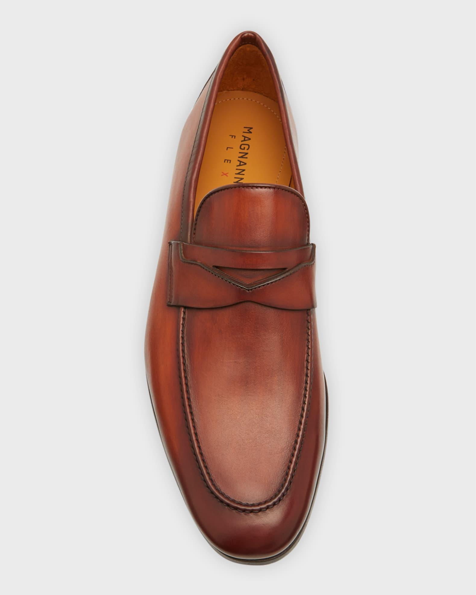 Men's Sasso Leather Penny Loafers Product Image
