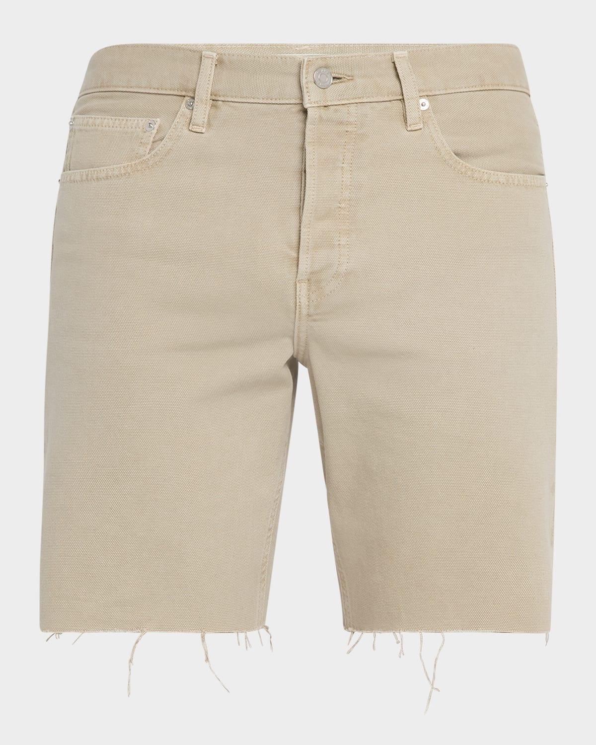 Mens Relaxed Raw Hem Shorts Product Image