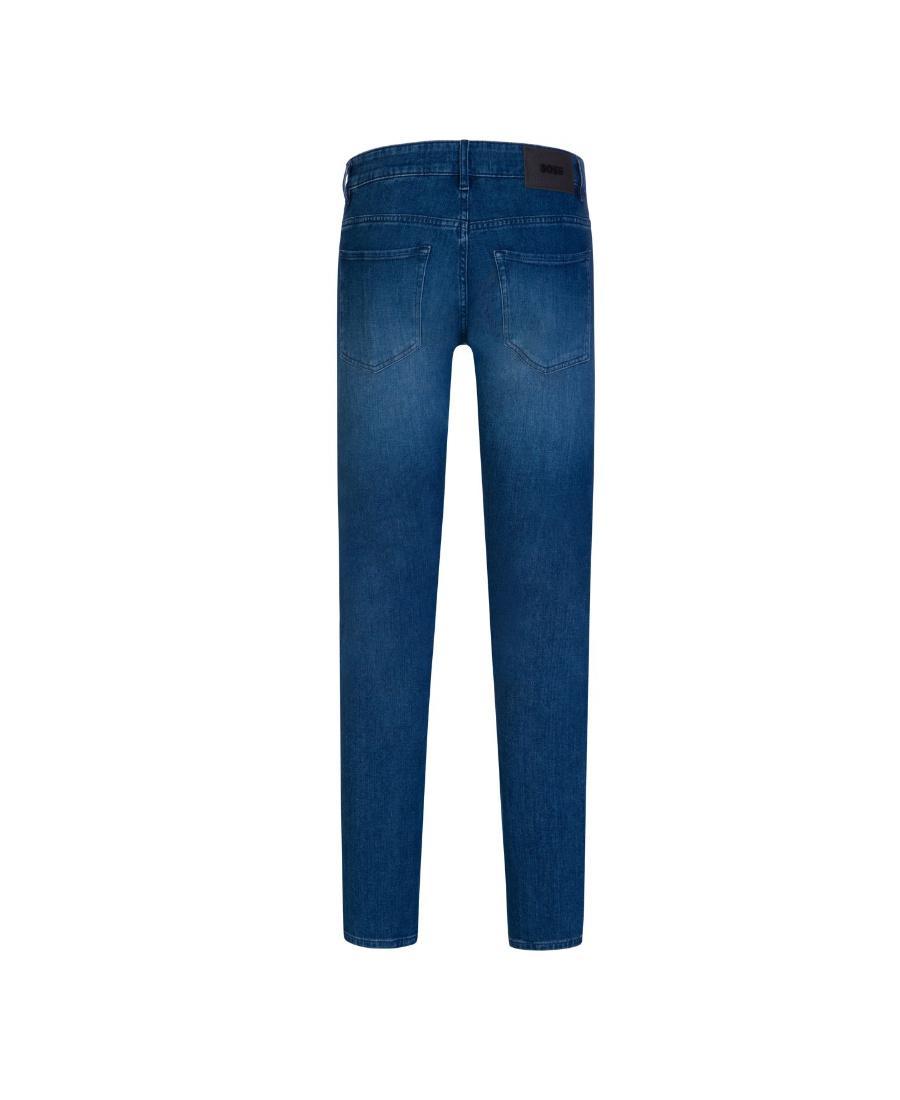 HUGO BOSS Logo Jeans In Blue Product Image