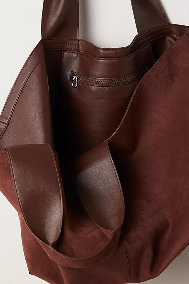 Blair Reversible Vegan Suede Tote Product Image