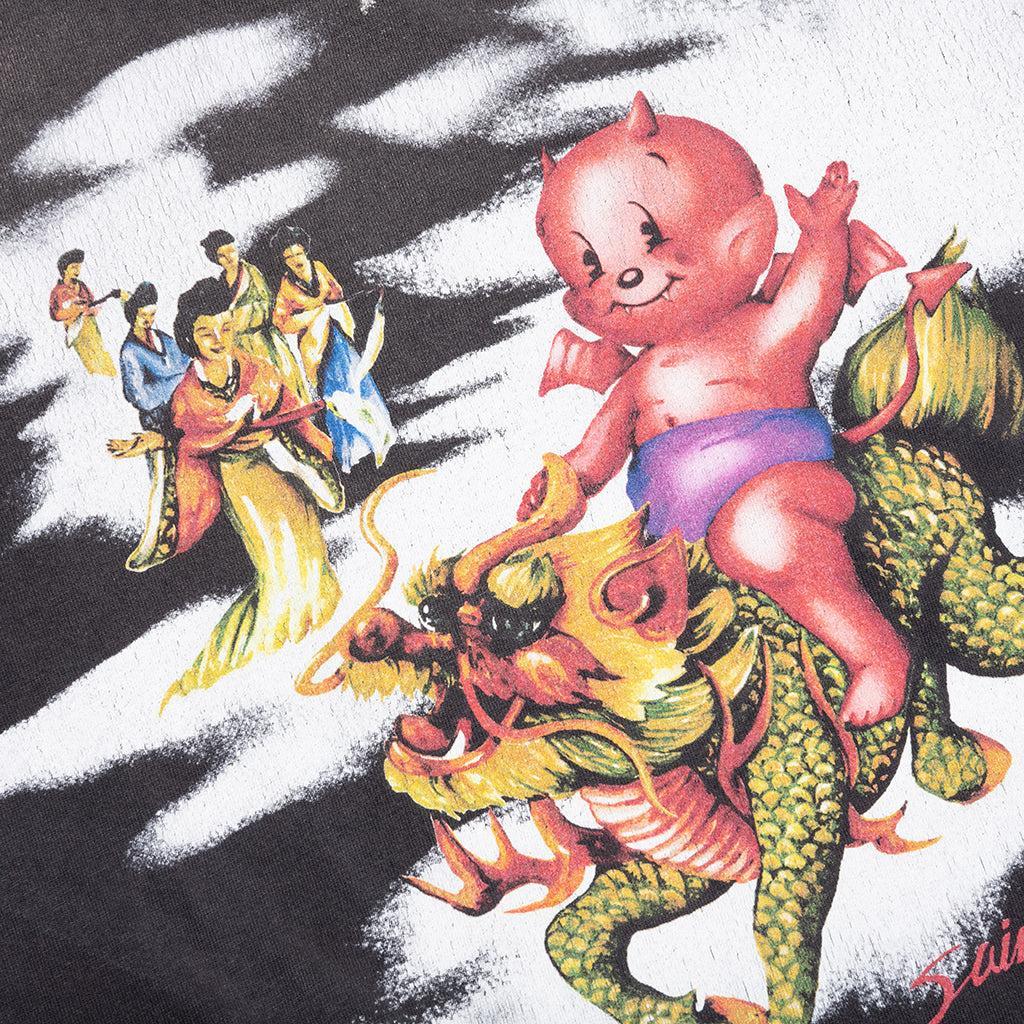Damaged S/S Tee - Black Male Product Image