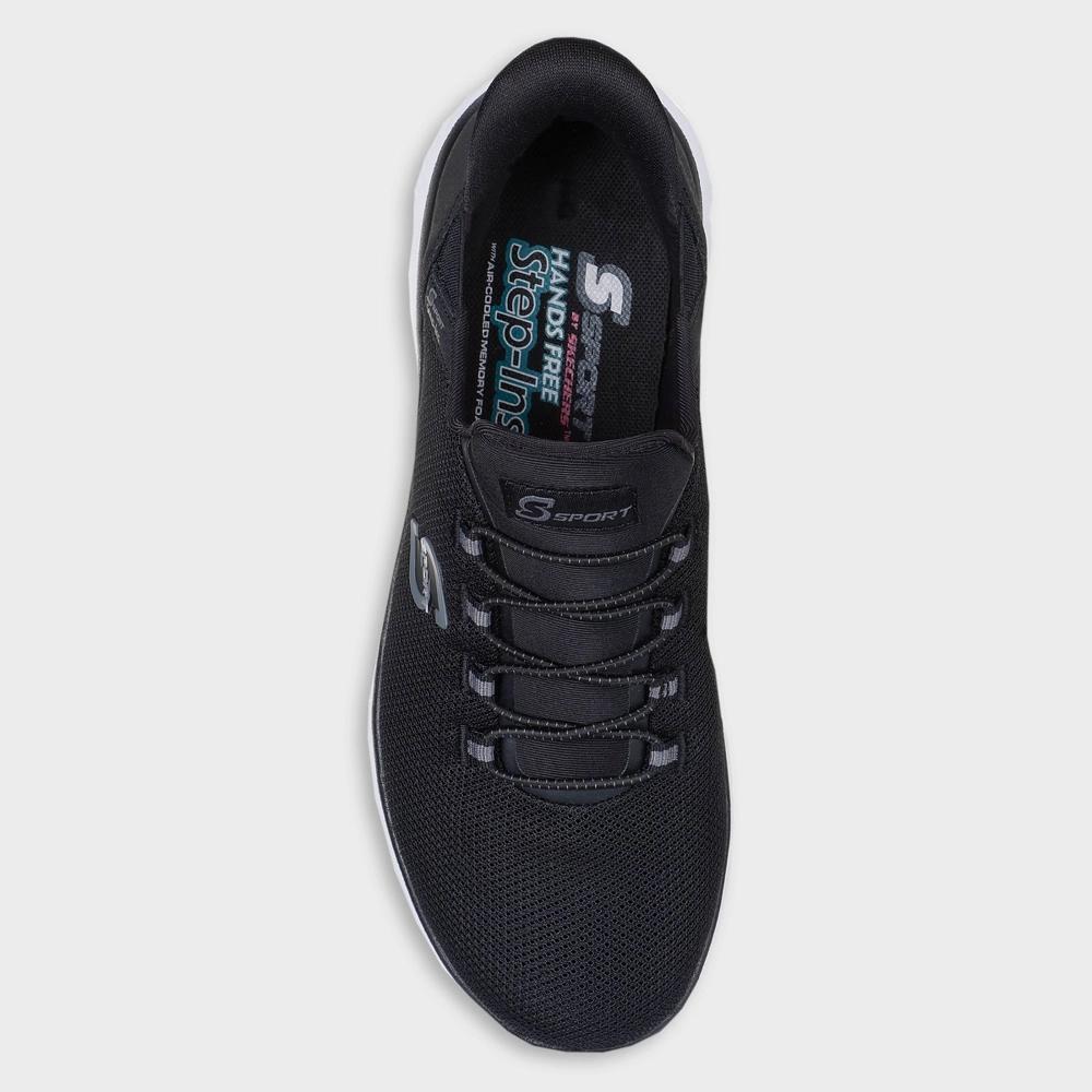 S Sport By Skechers Women's Syrka Step-Ins Sneakers - Black 5.5: Slip-On, Cushioned Insole, Soft Outsole Product Image
