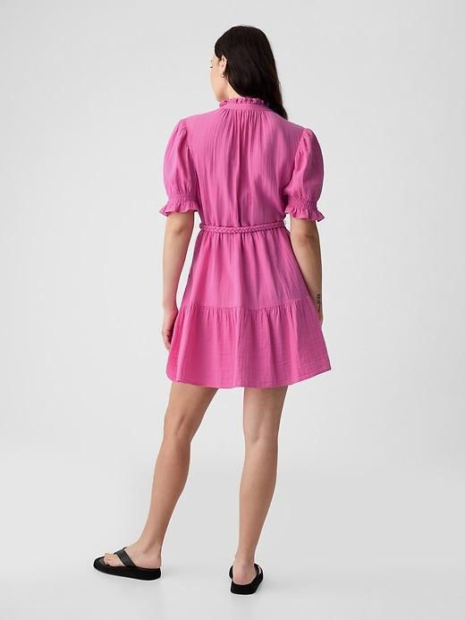 Crinkle Gauze Mini Dress Product Image