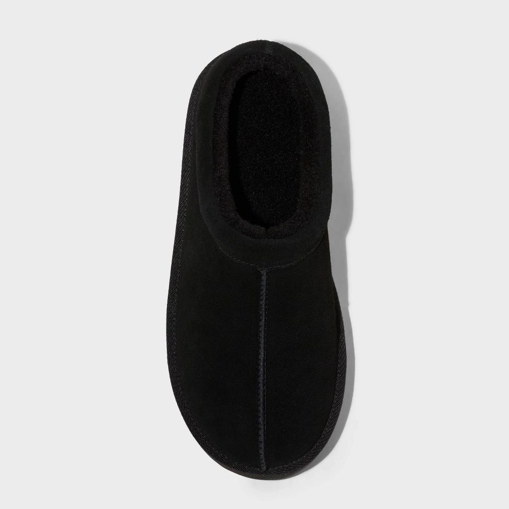 Womens Kaya Genuine Suede Clog Slippers - Auden Black 8 Product Image