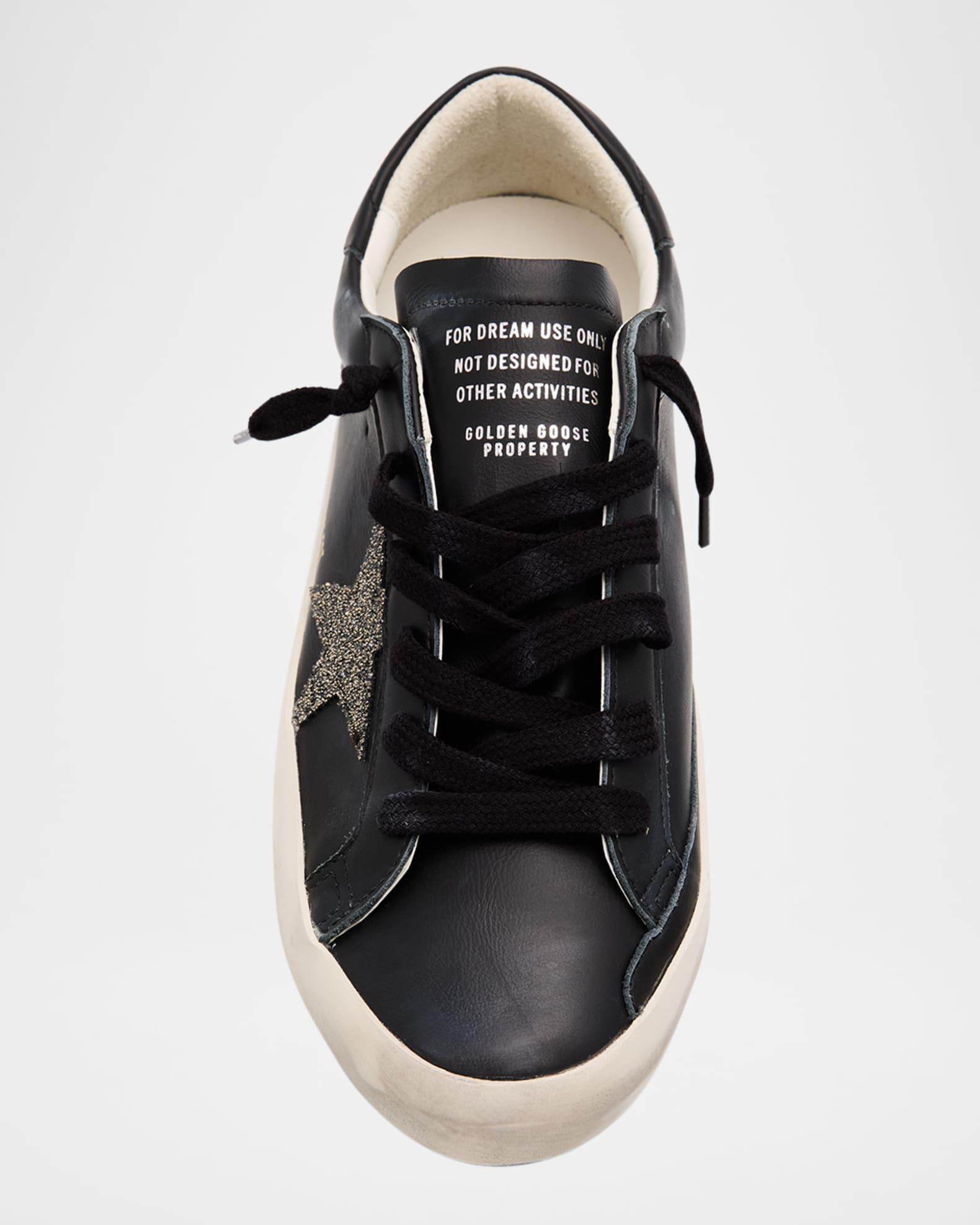 Superstar Swarovski Leather Low-Top Sneakers Product Image