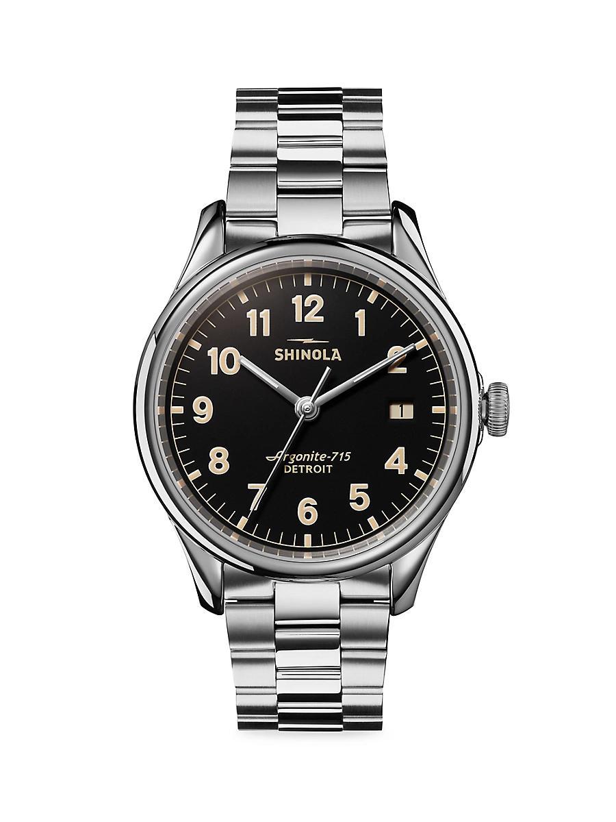 Mens The Vinton Stainless Steel Bracelet Watch Product Image