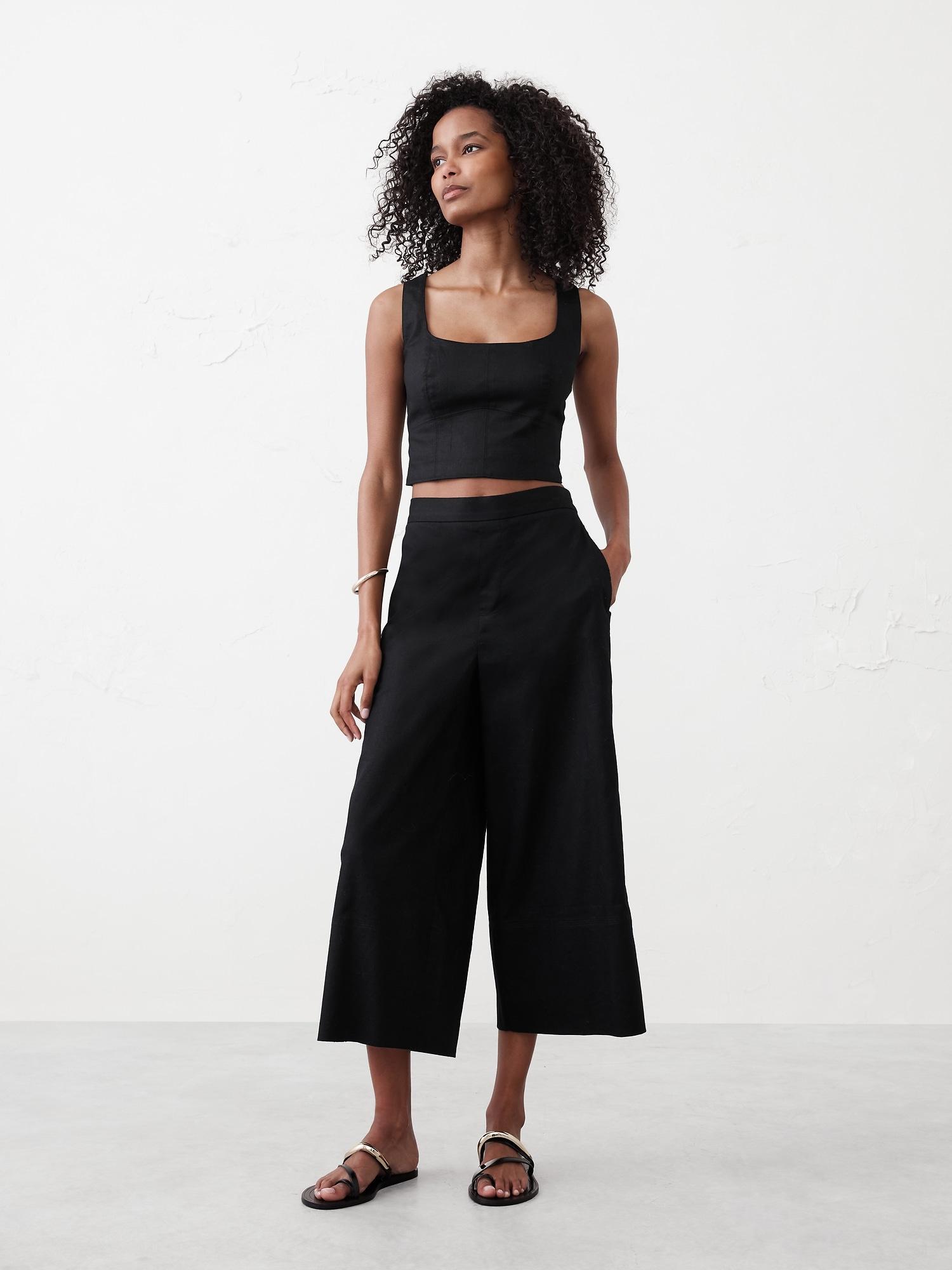 Seamed Square-Neck Denim Bustier Product Image