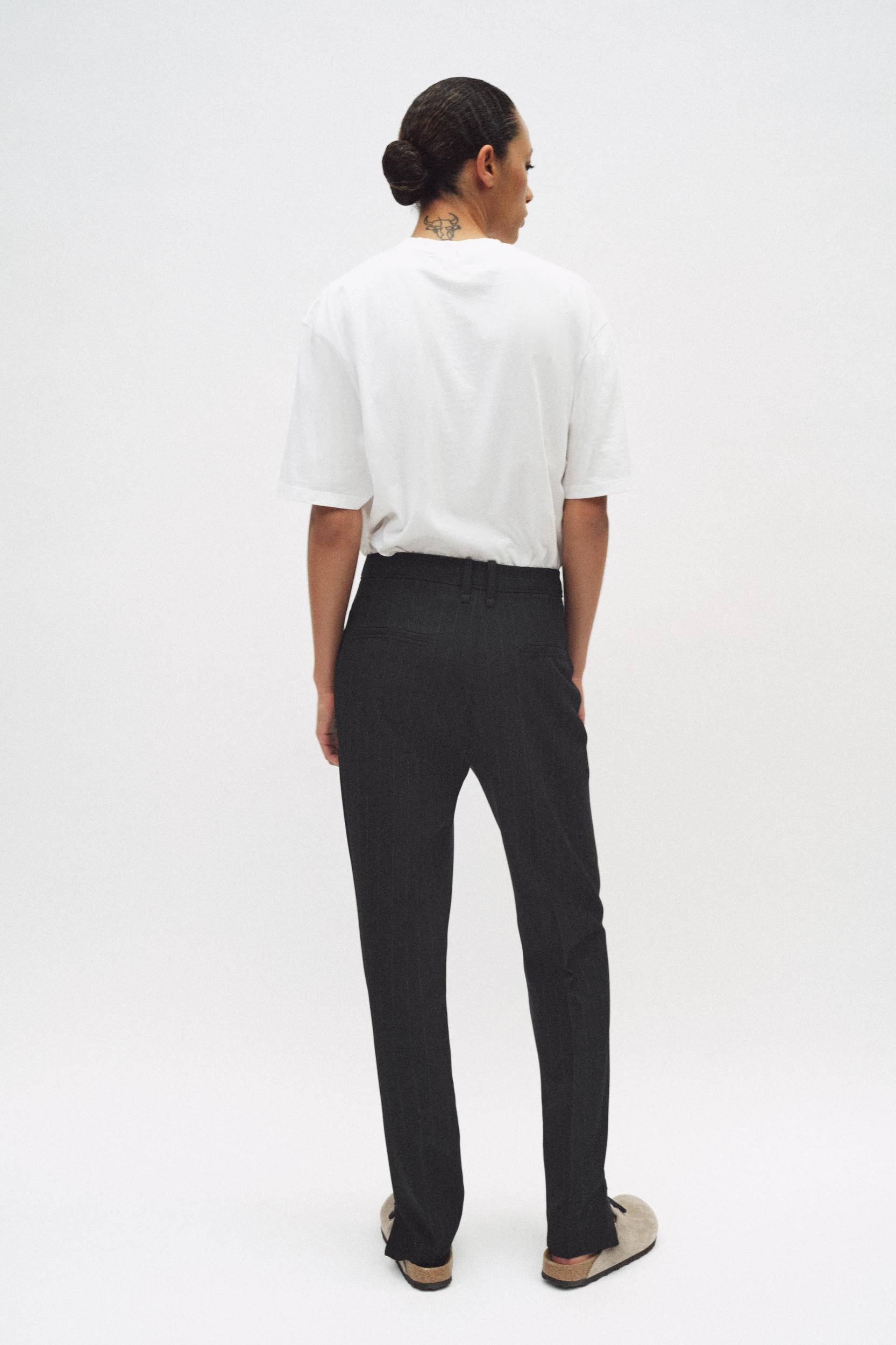 PINSTRIPE PANTS ZW COLLECTION Product Image
