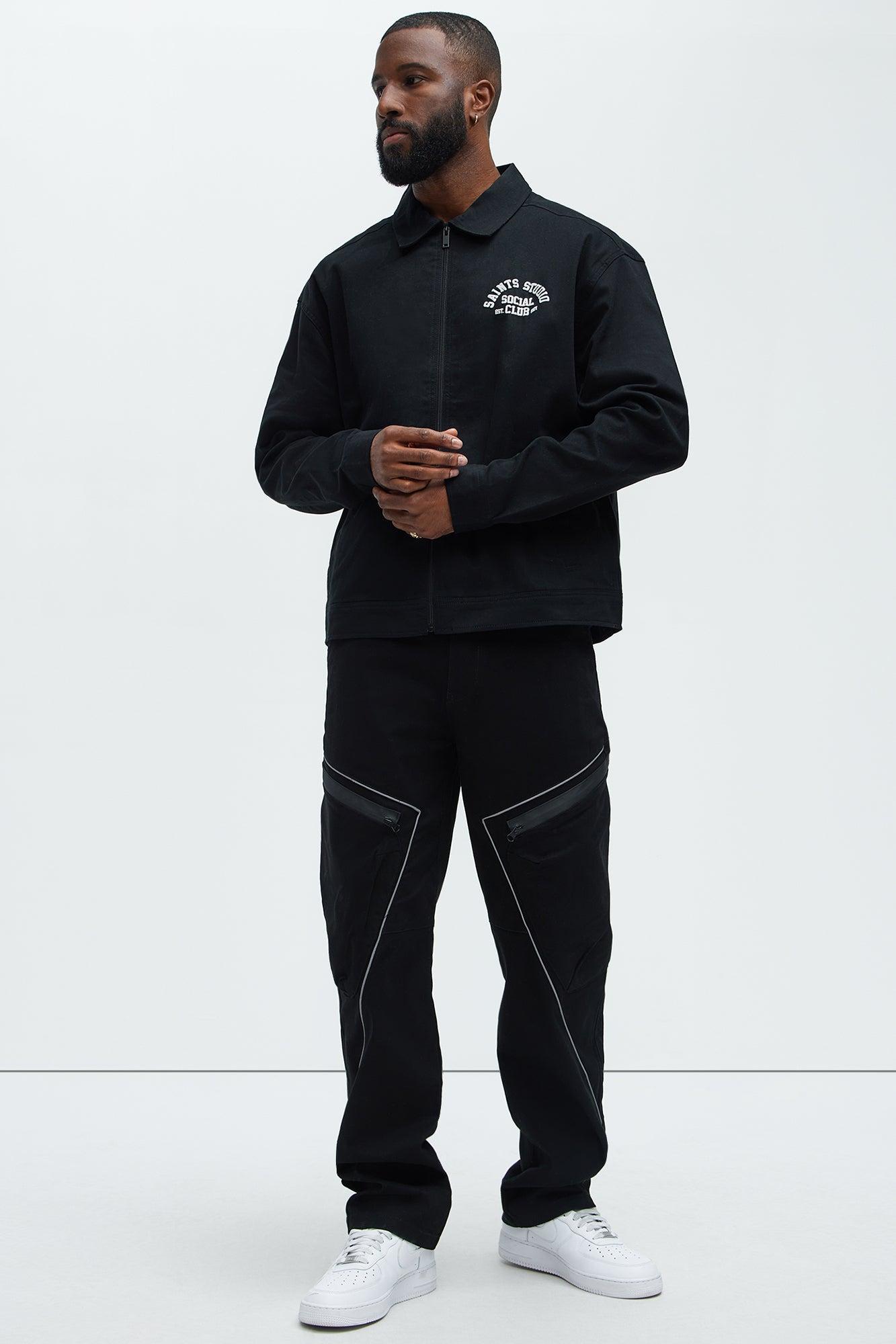 Word On The Street Utility Pants - Black Product Image