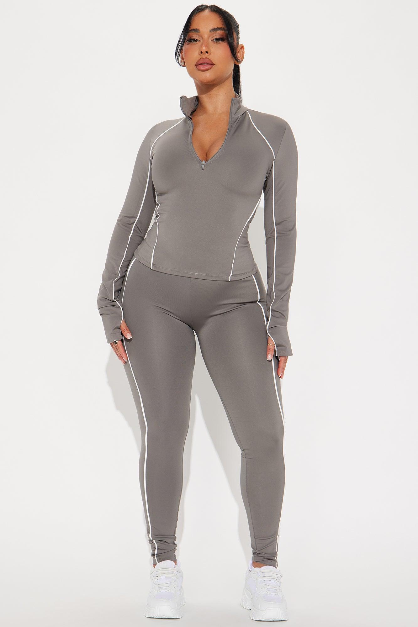 Bike Babe Elevate Active Top - Charcoal Product Image