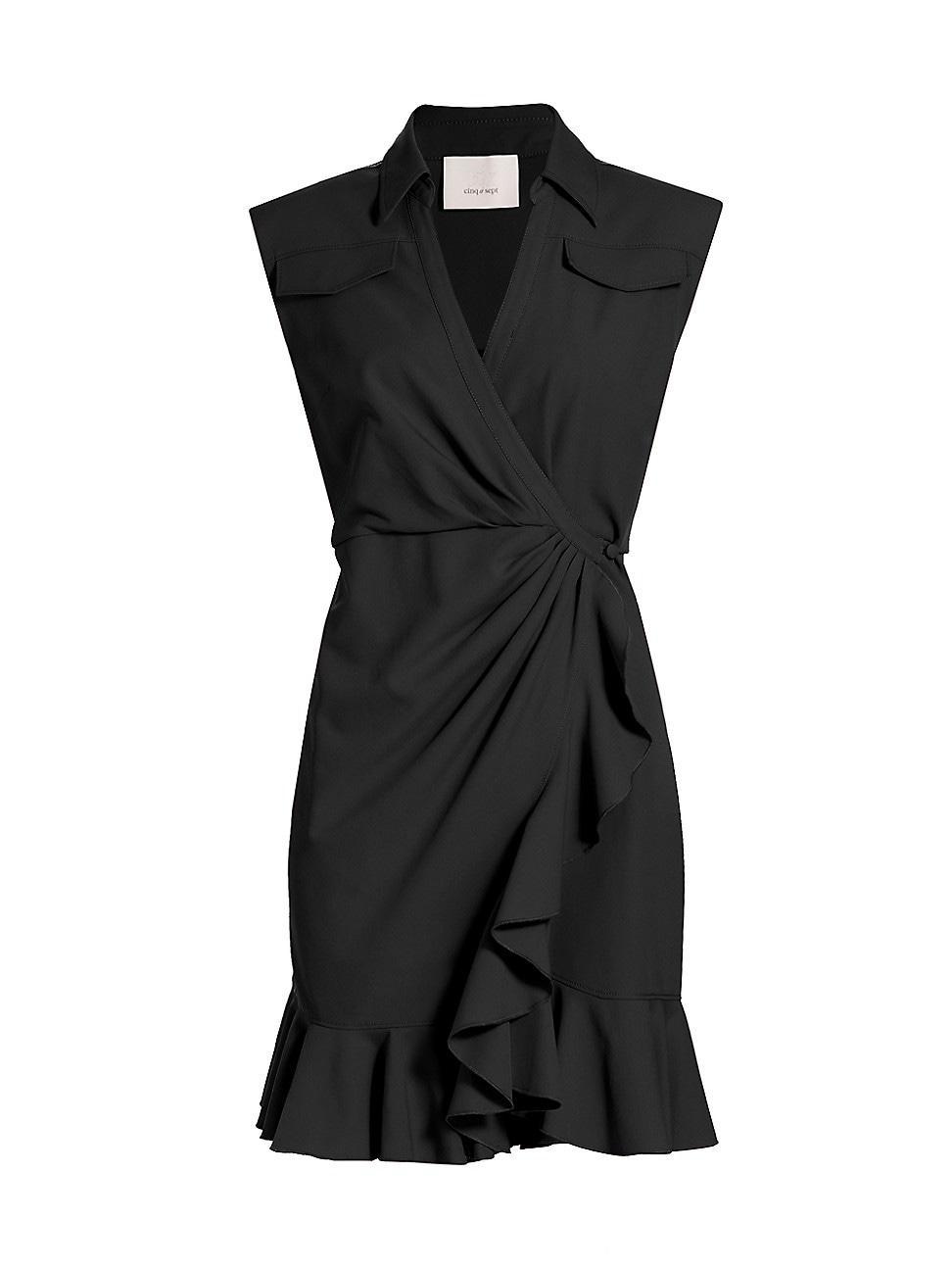 Zenni Sleeveless Mini Shirtdress Product Image
