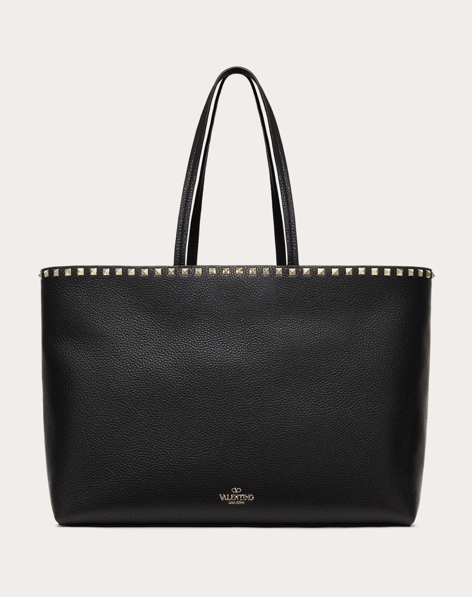Rockstud Grainy Calfskin Tote Bag Product Image