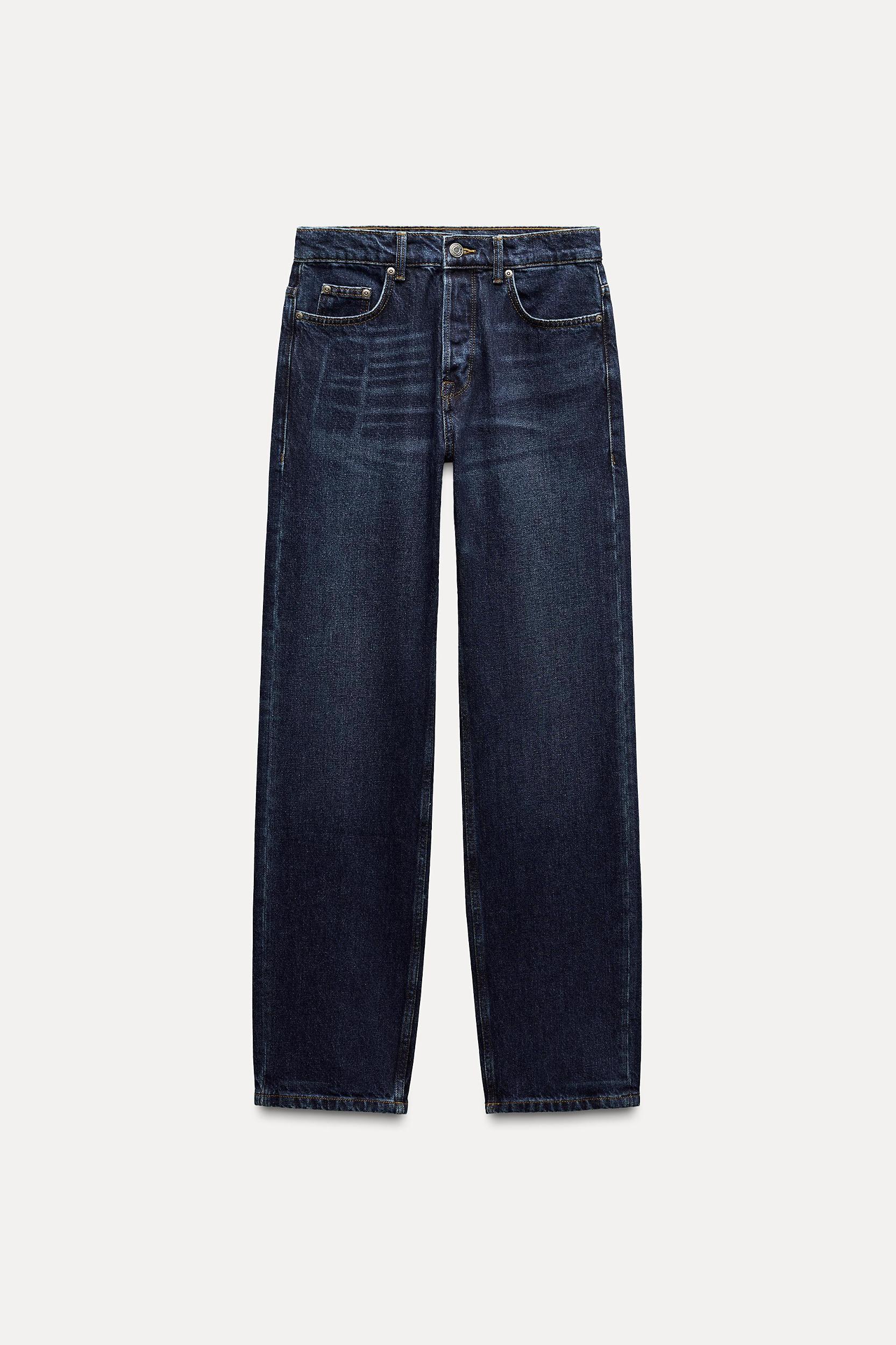 STRAIGHT CUT MID RISE JEANS ZW COLLECTION Product Image