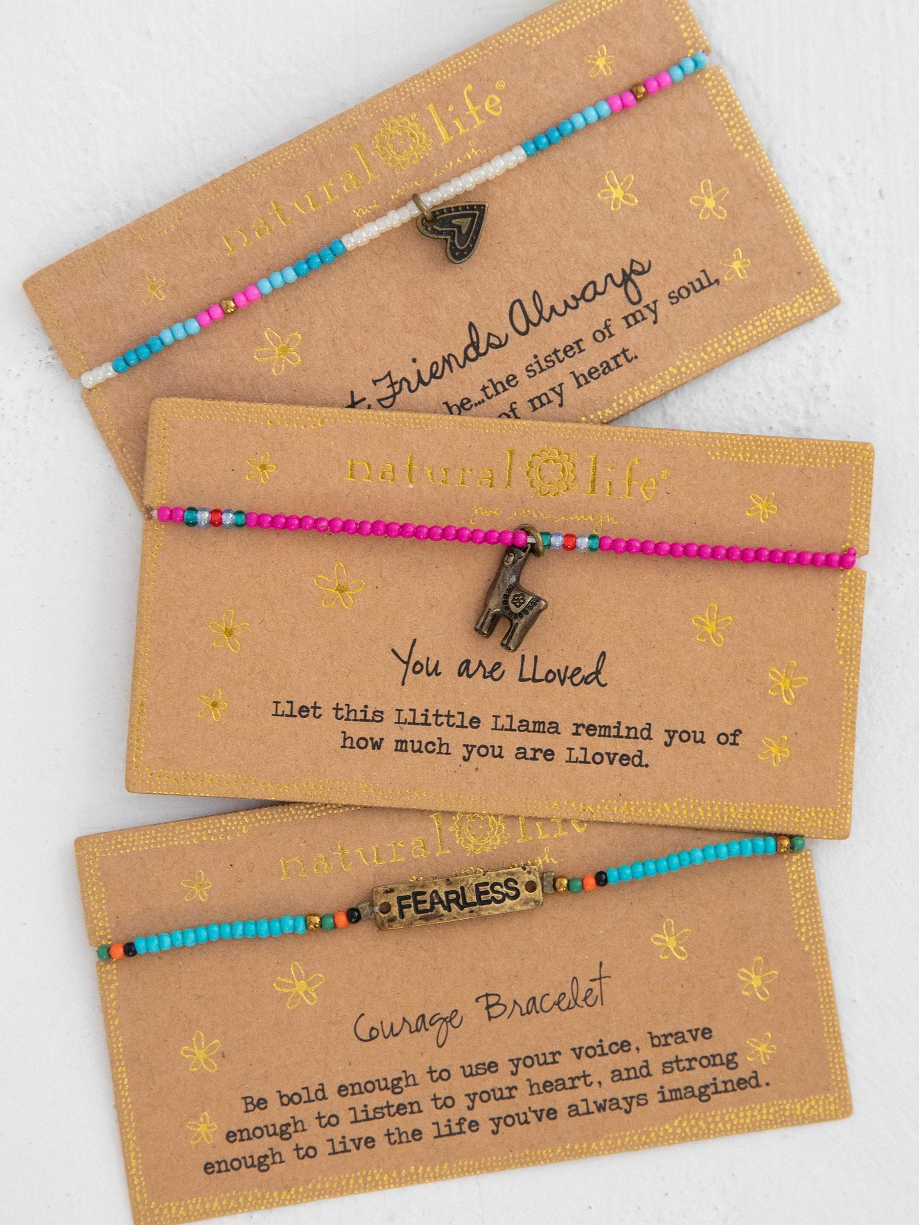 Giving Beaded Bracelet - Live Happy Product Image