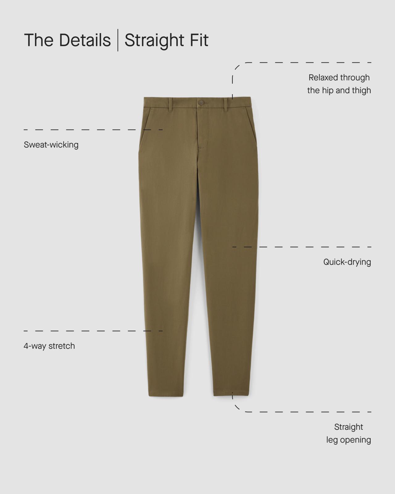 The Straight Fit Performance Chino | Uniform Product Image