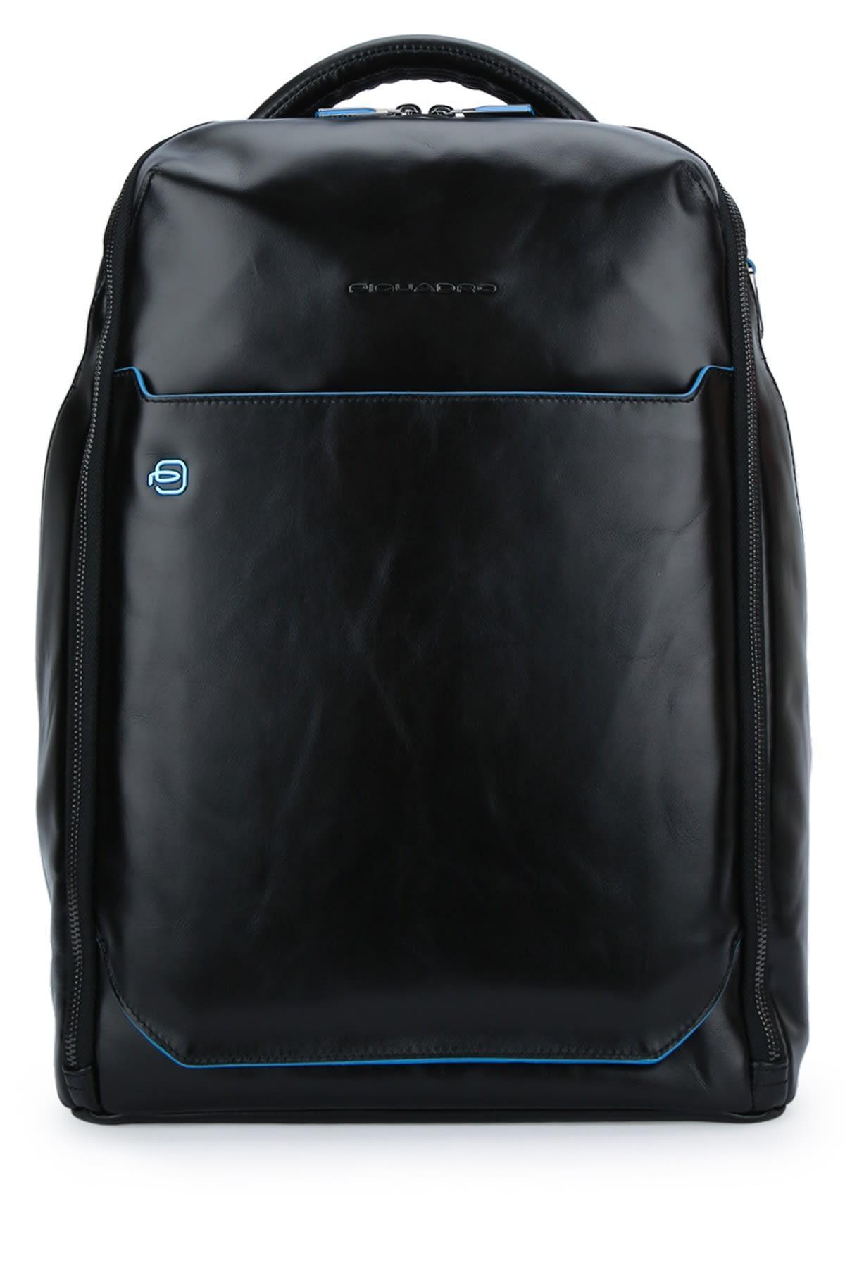 PIQUADRO Zaino 2 Comparti In Pelle _porta Pc 14 In N Product Image